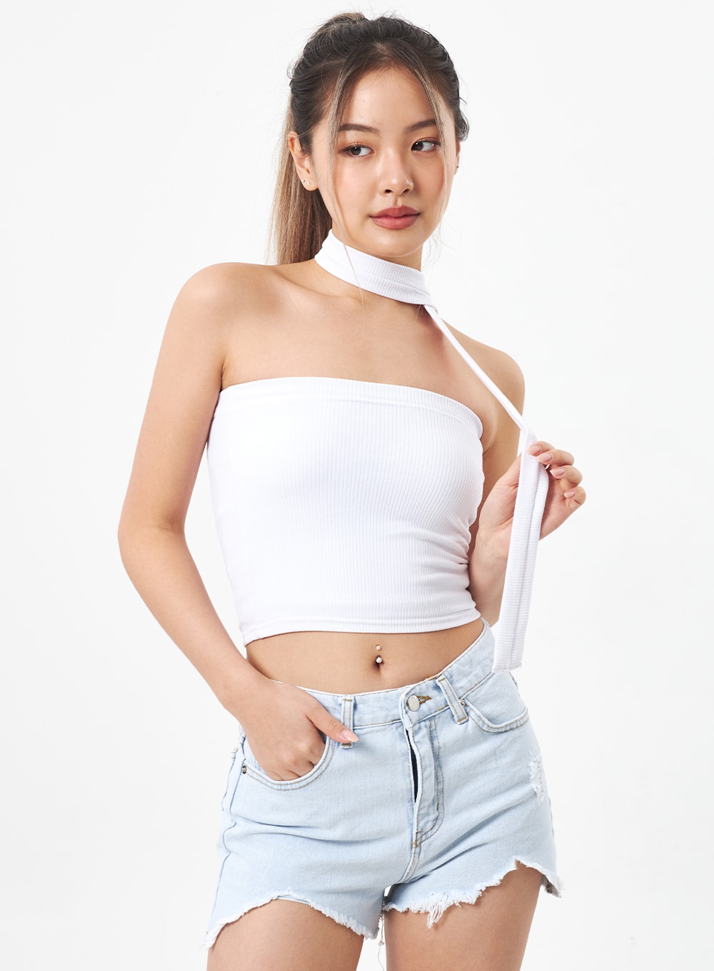 Tube Top With Scarf CA305