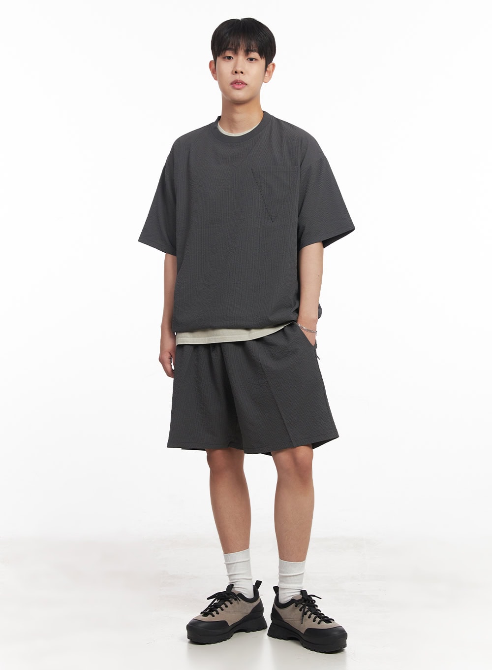 Men's Chic Wide-Fit Sweatshorts IA525