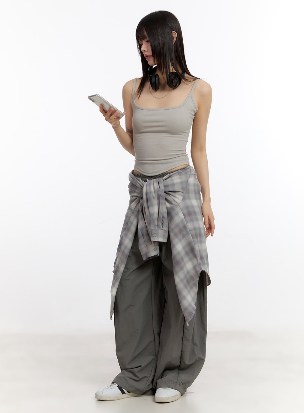 Essential Square-Neck Cami Crop Top CA509