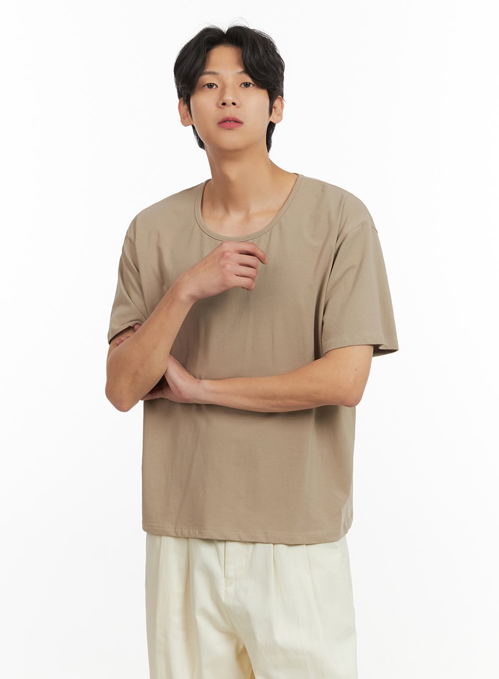 Men's Round Neck T-Shirt IY431