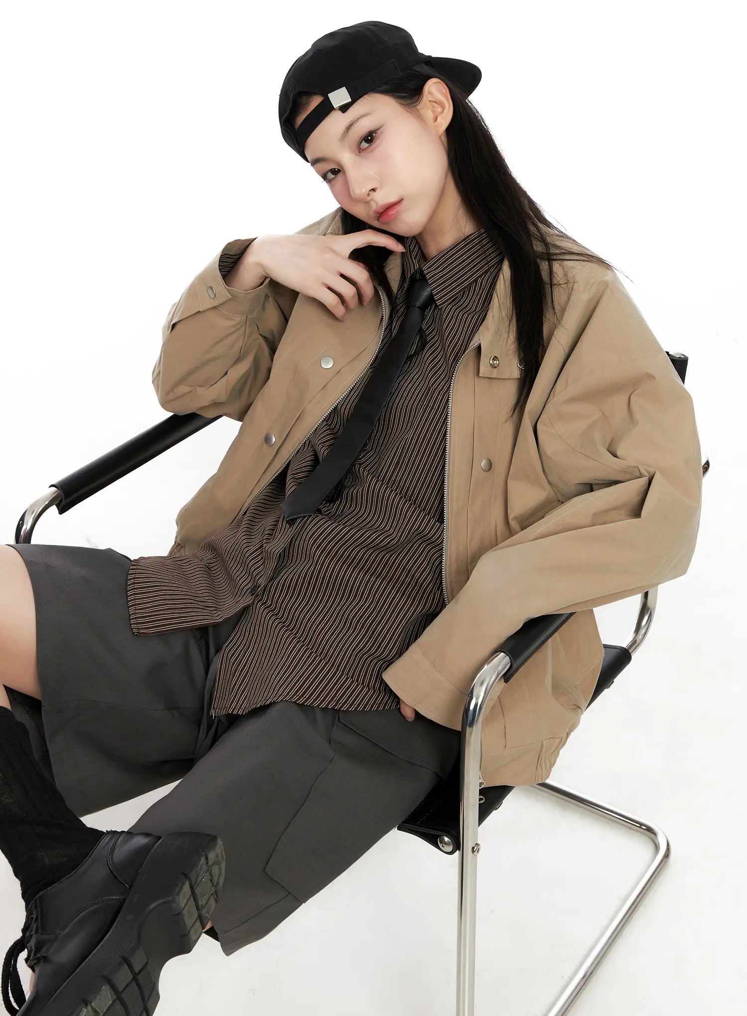 Convertible Layered Utility Jacket CG526