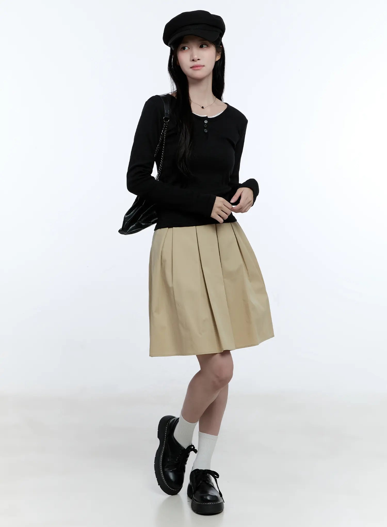 Pleated Midi Skirt CG513