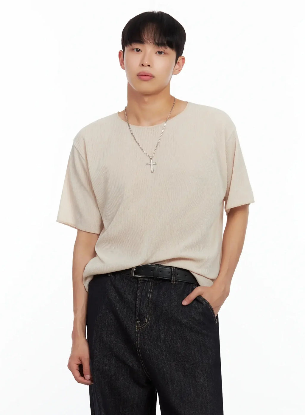 Men's Knit Short-Sleeve Tee IL516