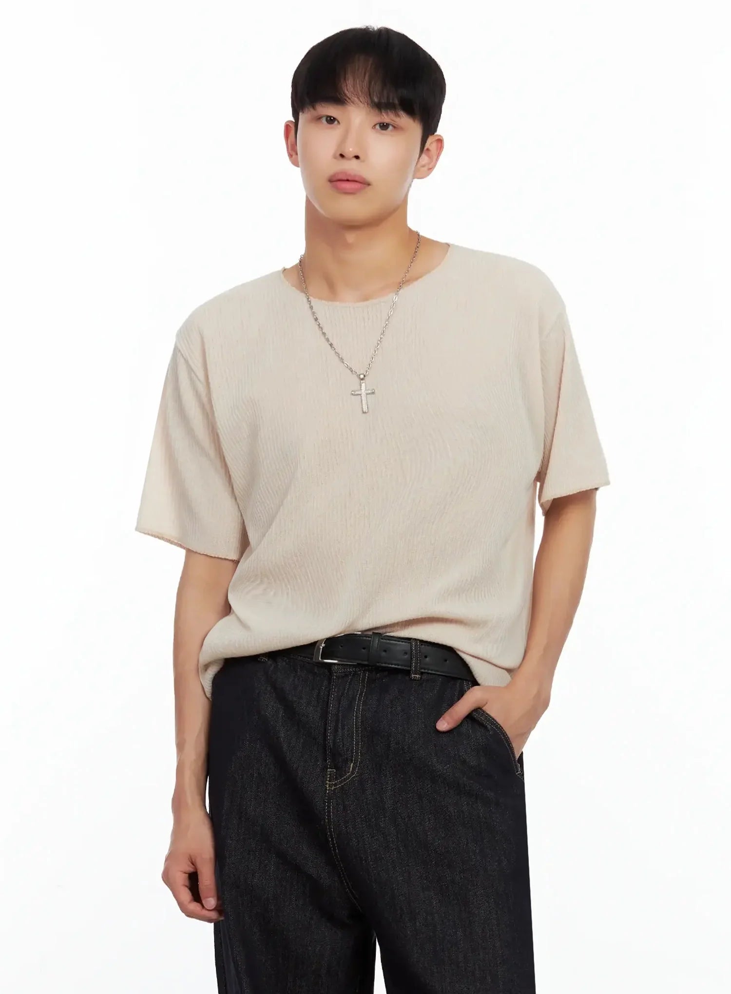 Men's Knit Short-Sleeve Tee IL516