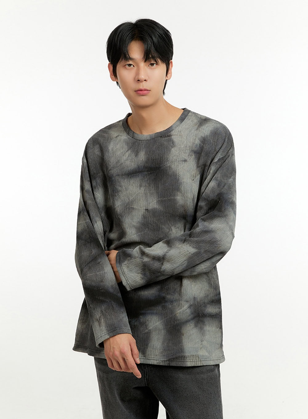 Men's Tie-Dye Oversized Long Sleeve IL412
