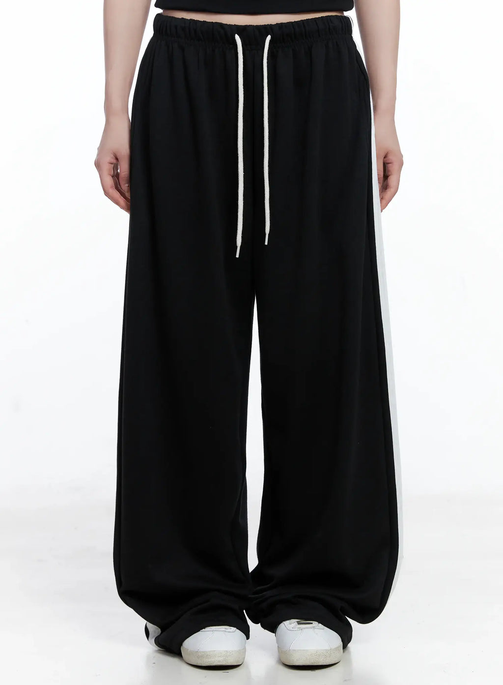 Striped Wide-Leg Sweatpants CS501