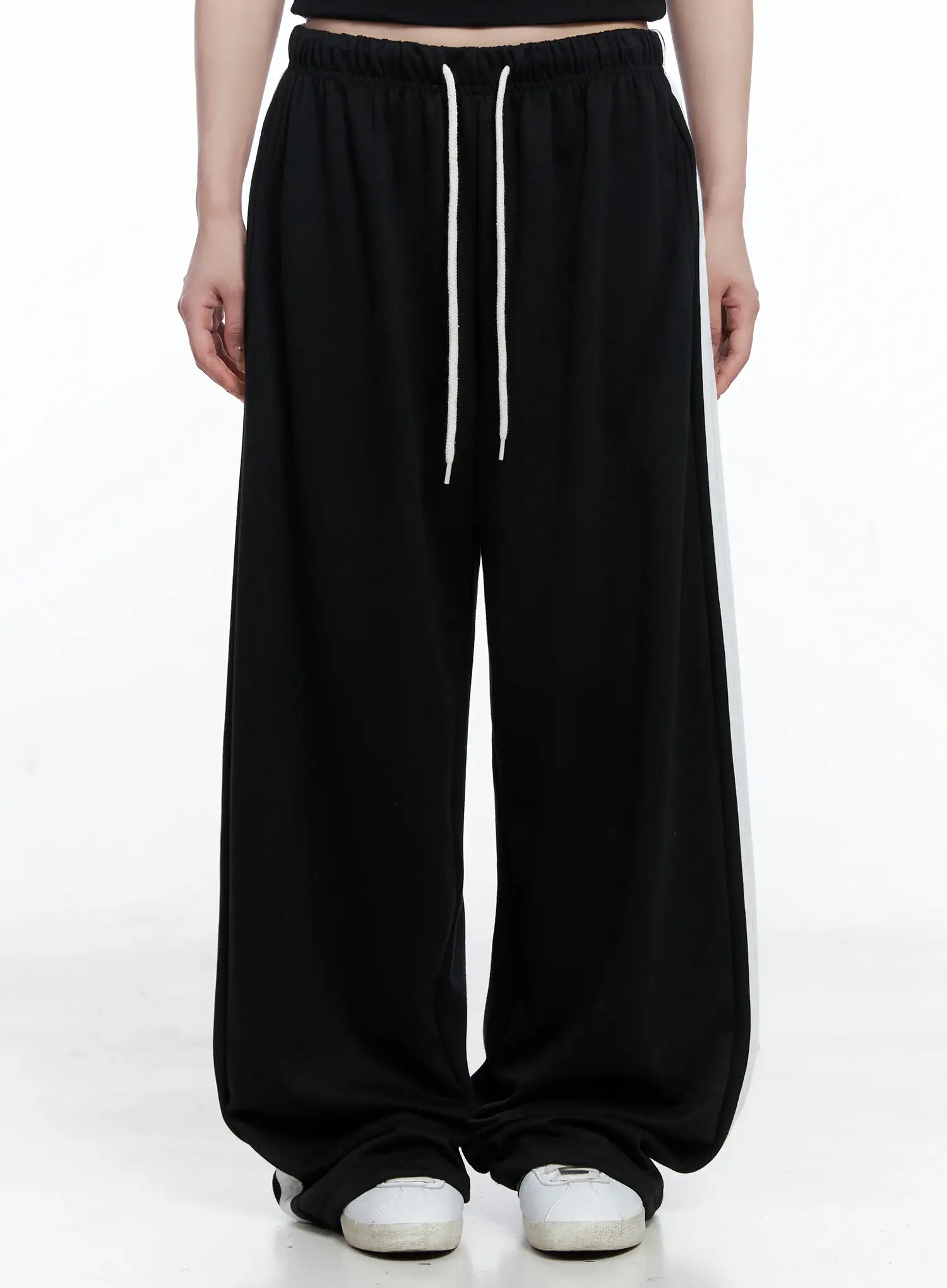 Striped Wide-Leg Sweatpants CS501