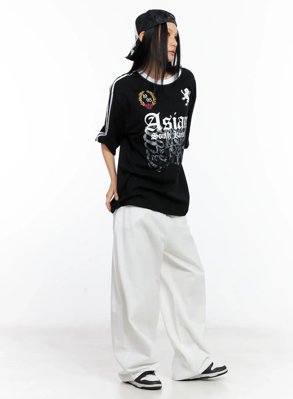 Oversized Graphic Logo Tee CL529