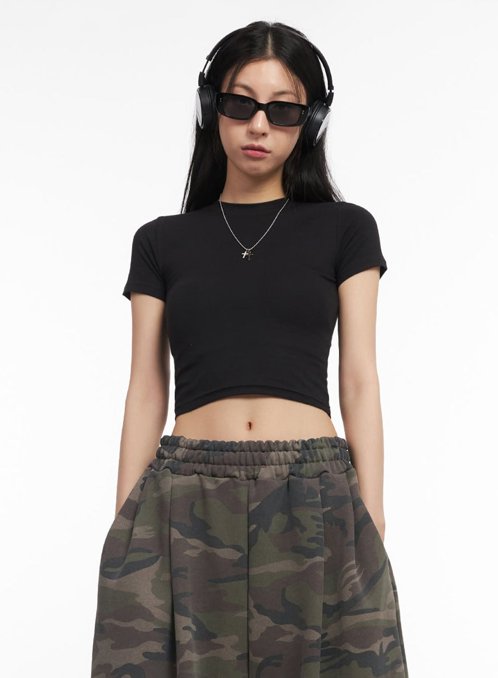 Essential Cotton Crop Top IY529