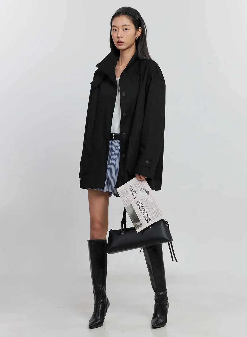 Classic Button-Up Jacket IS515