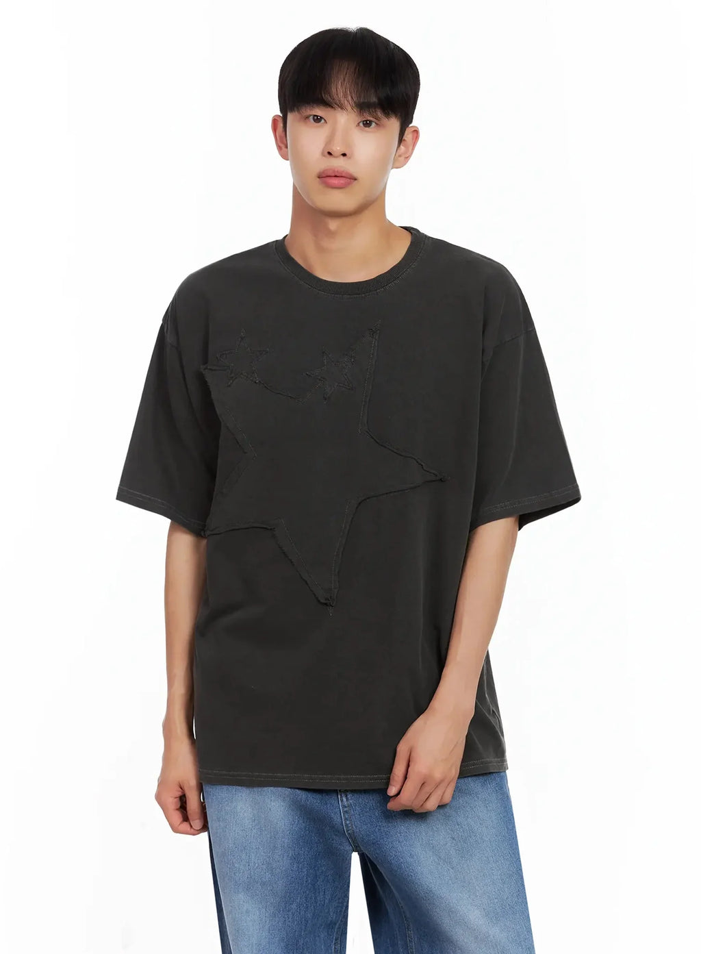 Men's Star Patch T-Shirt IL516