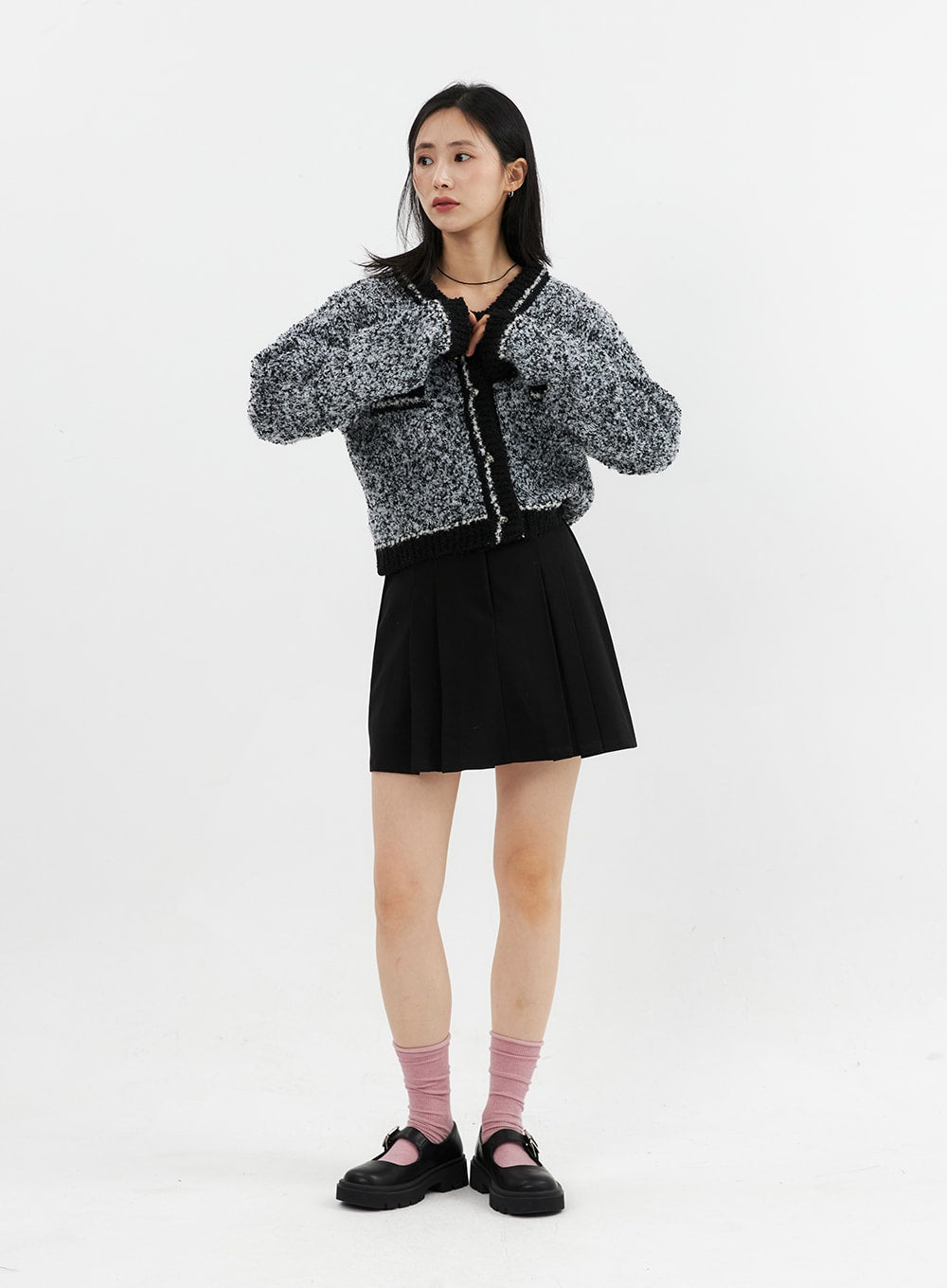 Wool Blend Mini Skirt OO305