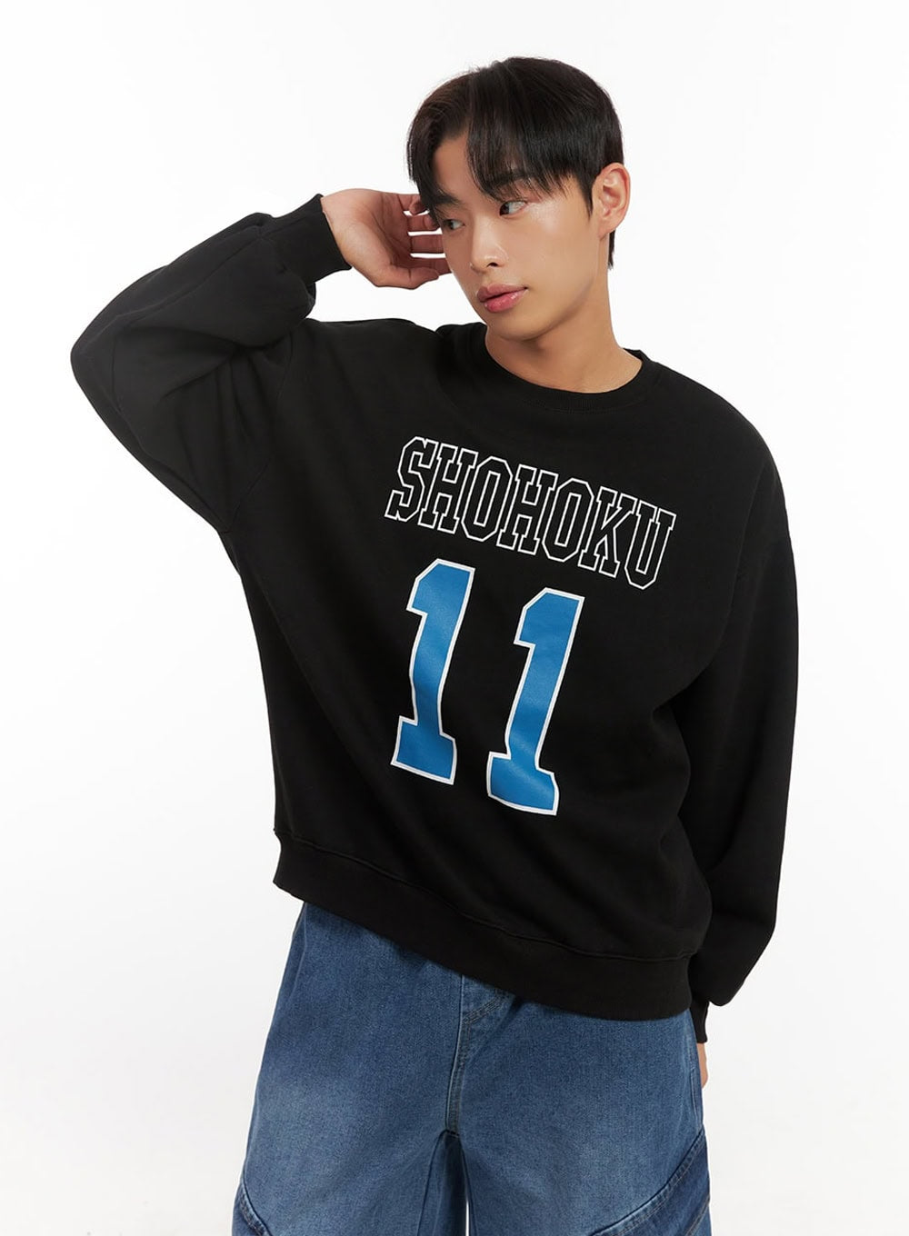 Men's Lettering Graphic Sweatshirt ID406