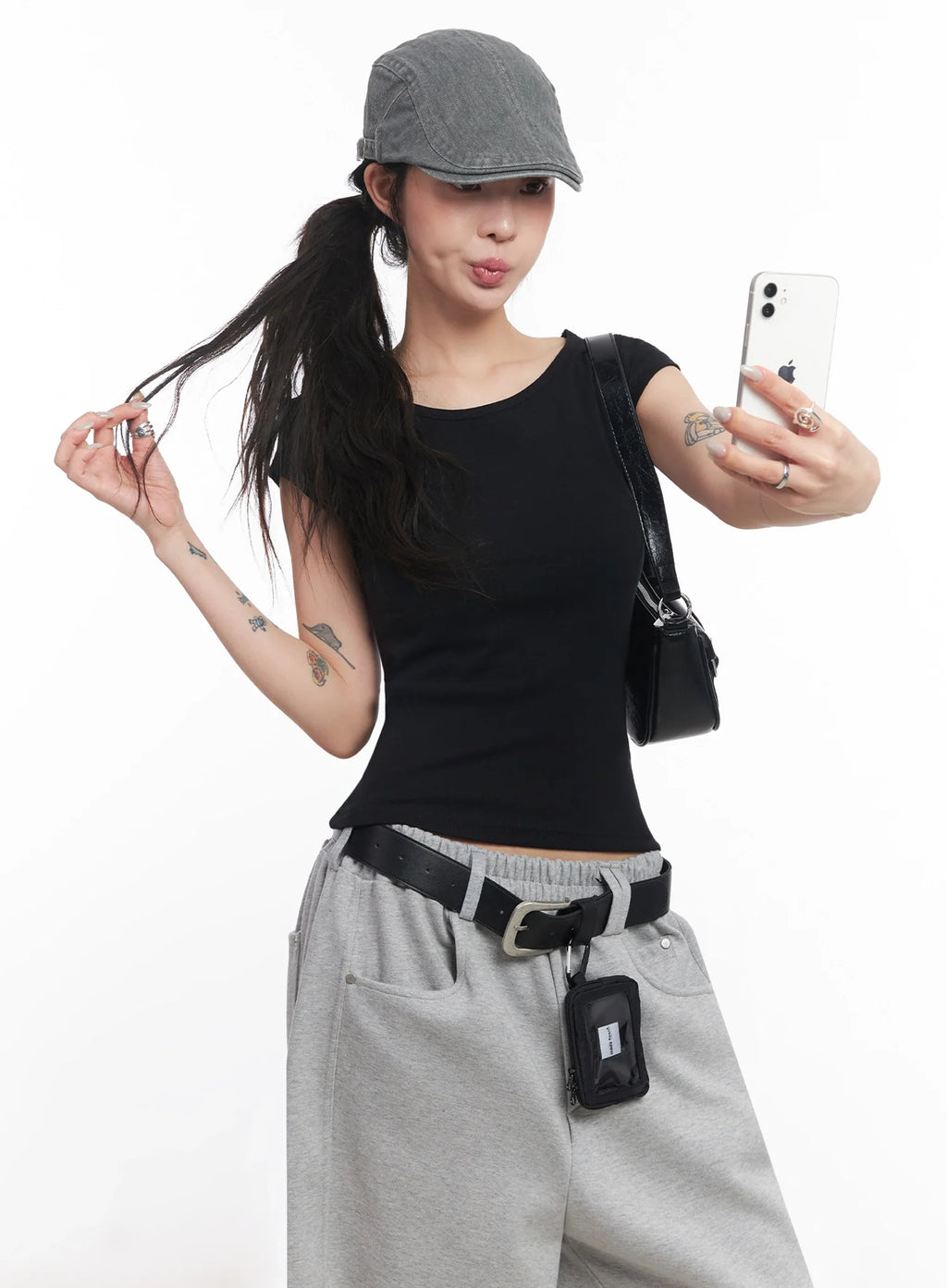 Cap-Sleeve T-Shirt IC503