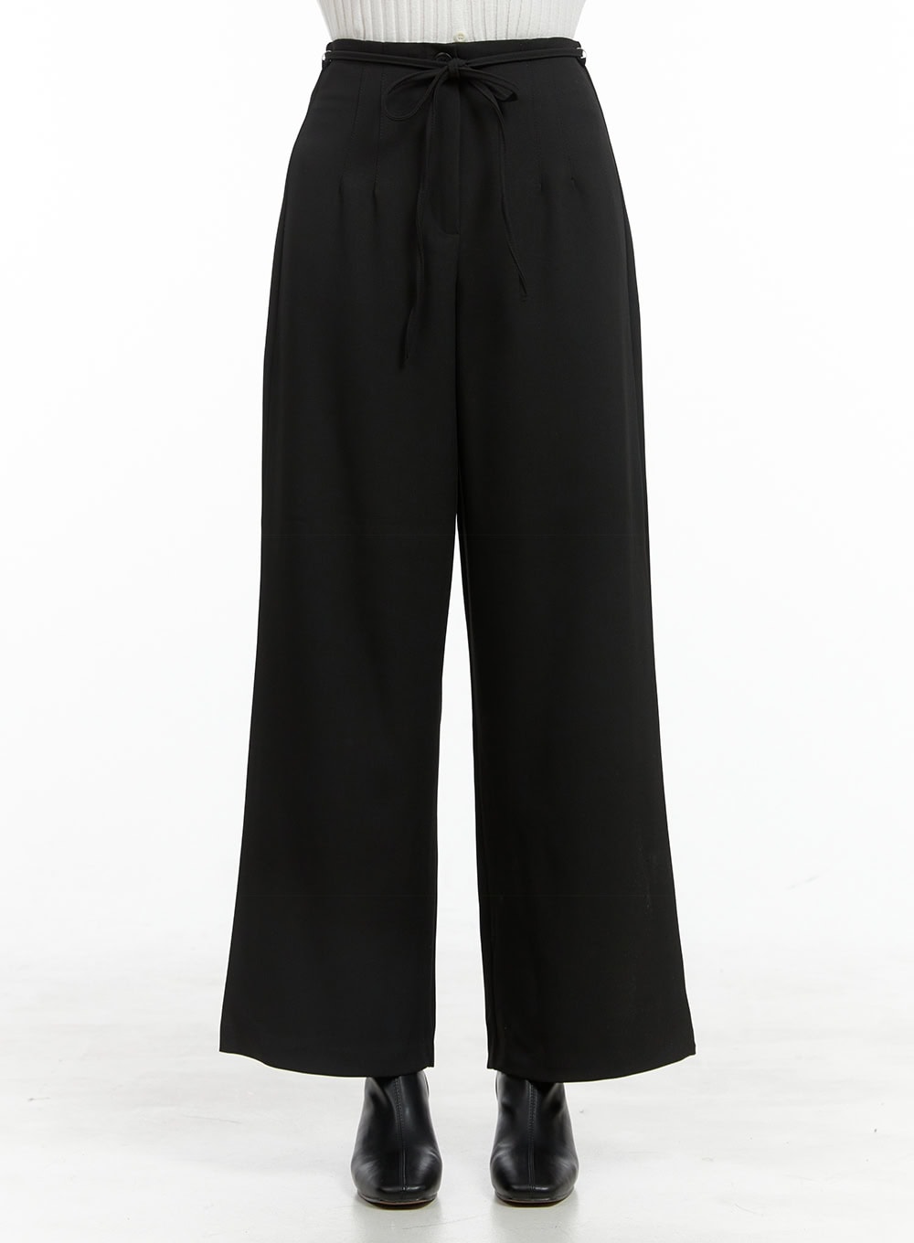 Banded Wide Leg Pants OG416