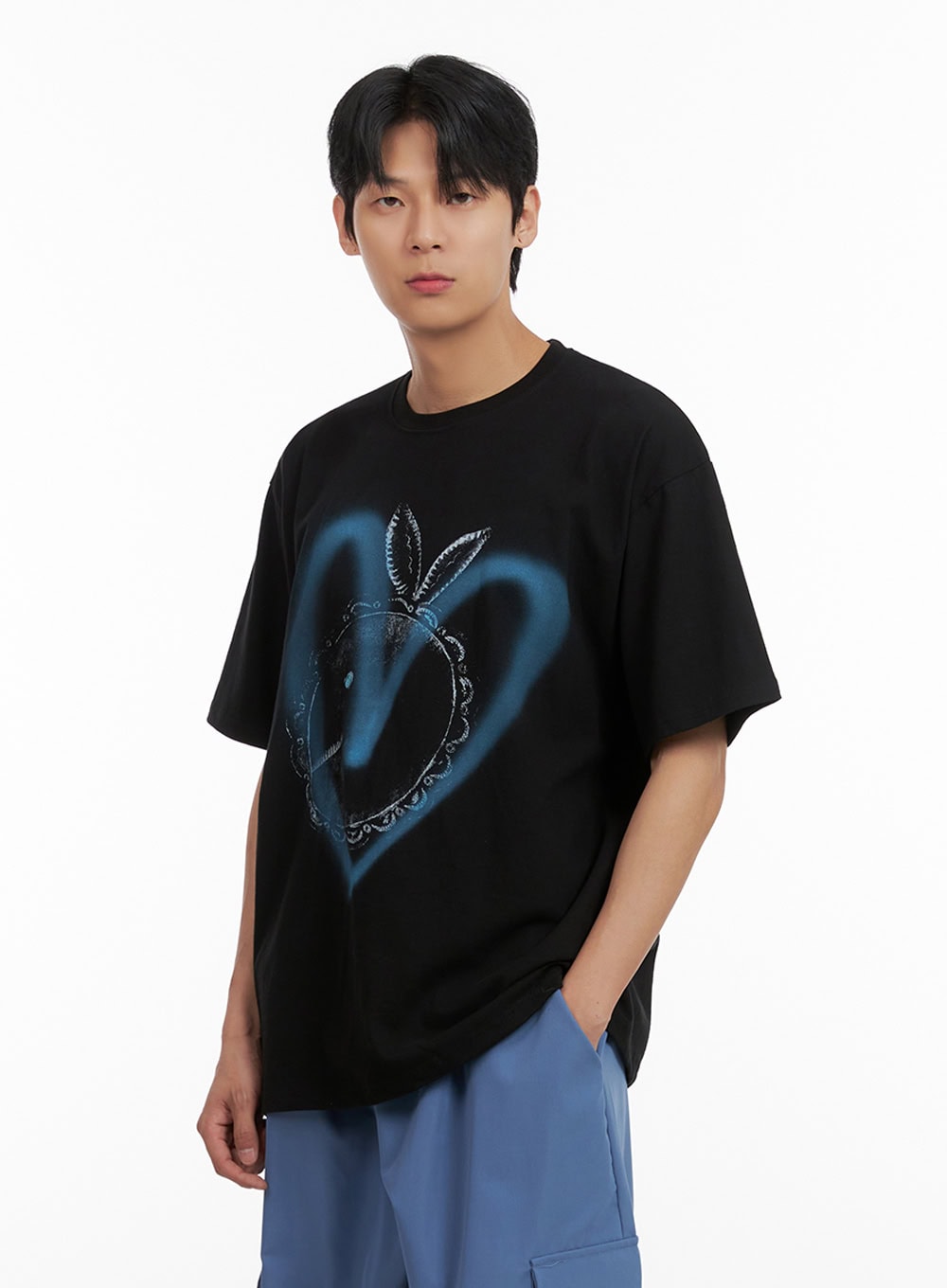 Men's Cotton Graphic T-Shirt IL403