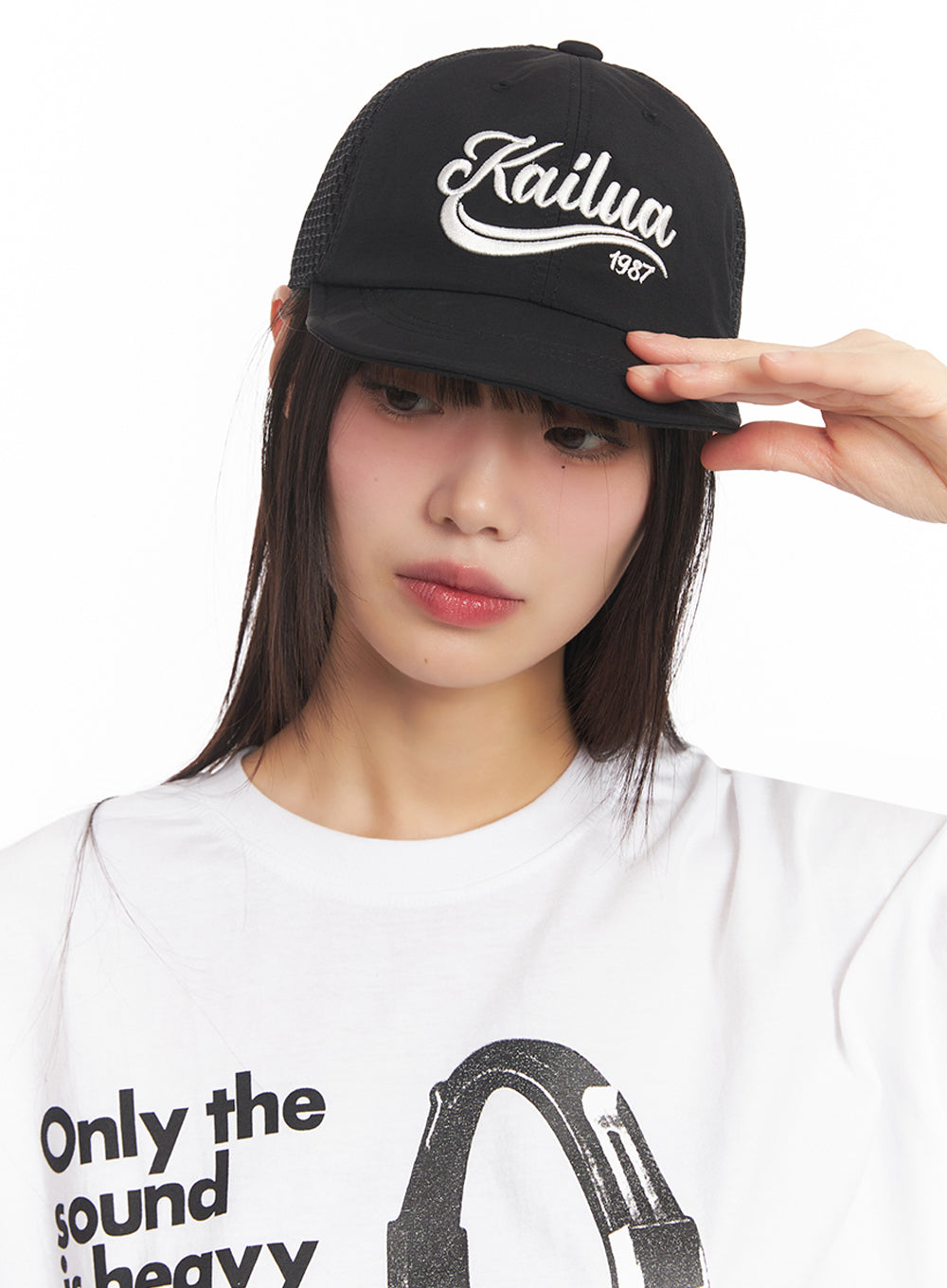 Kailua Embroidered Mesh Baseball Cap IY502