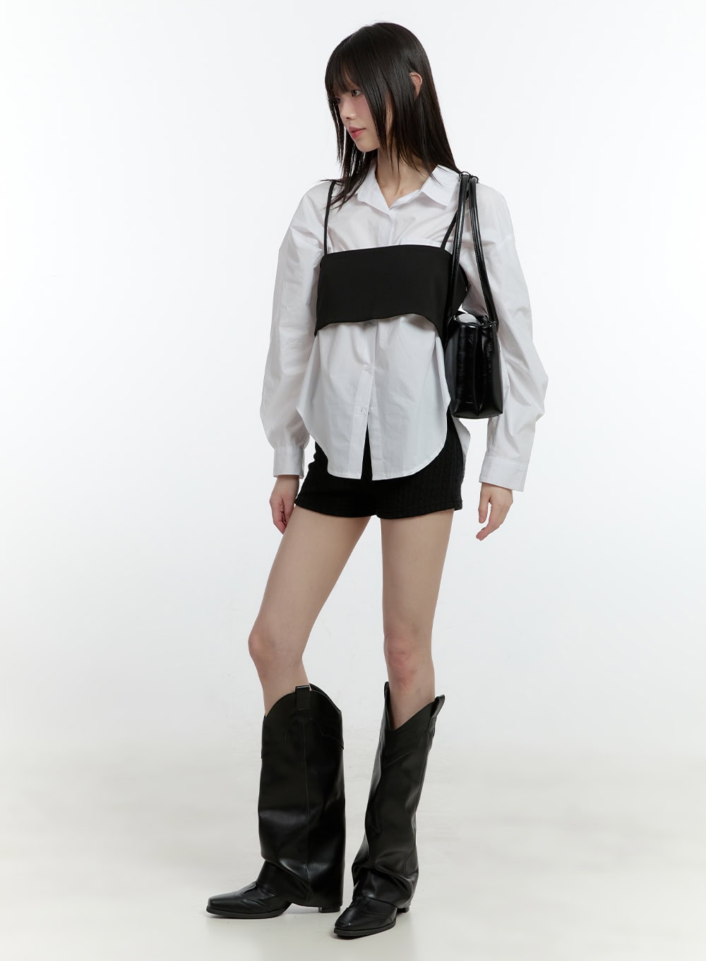 Cable Knit Mini Shorts CF506