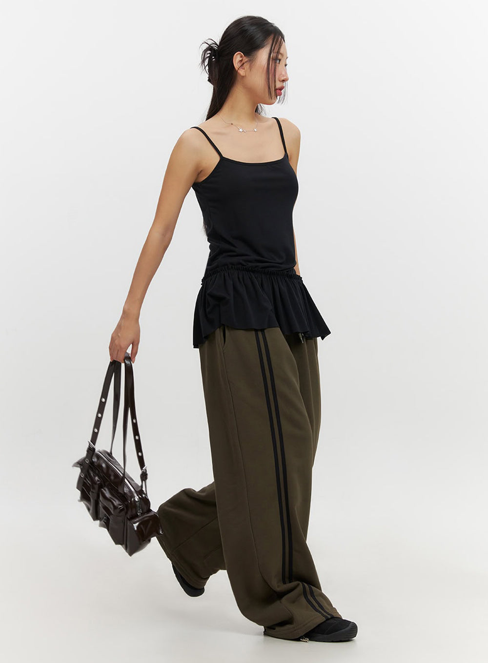 Ruffle Layered Camisole Top IF510