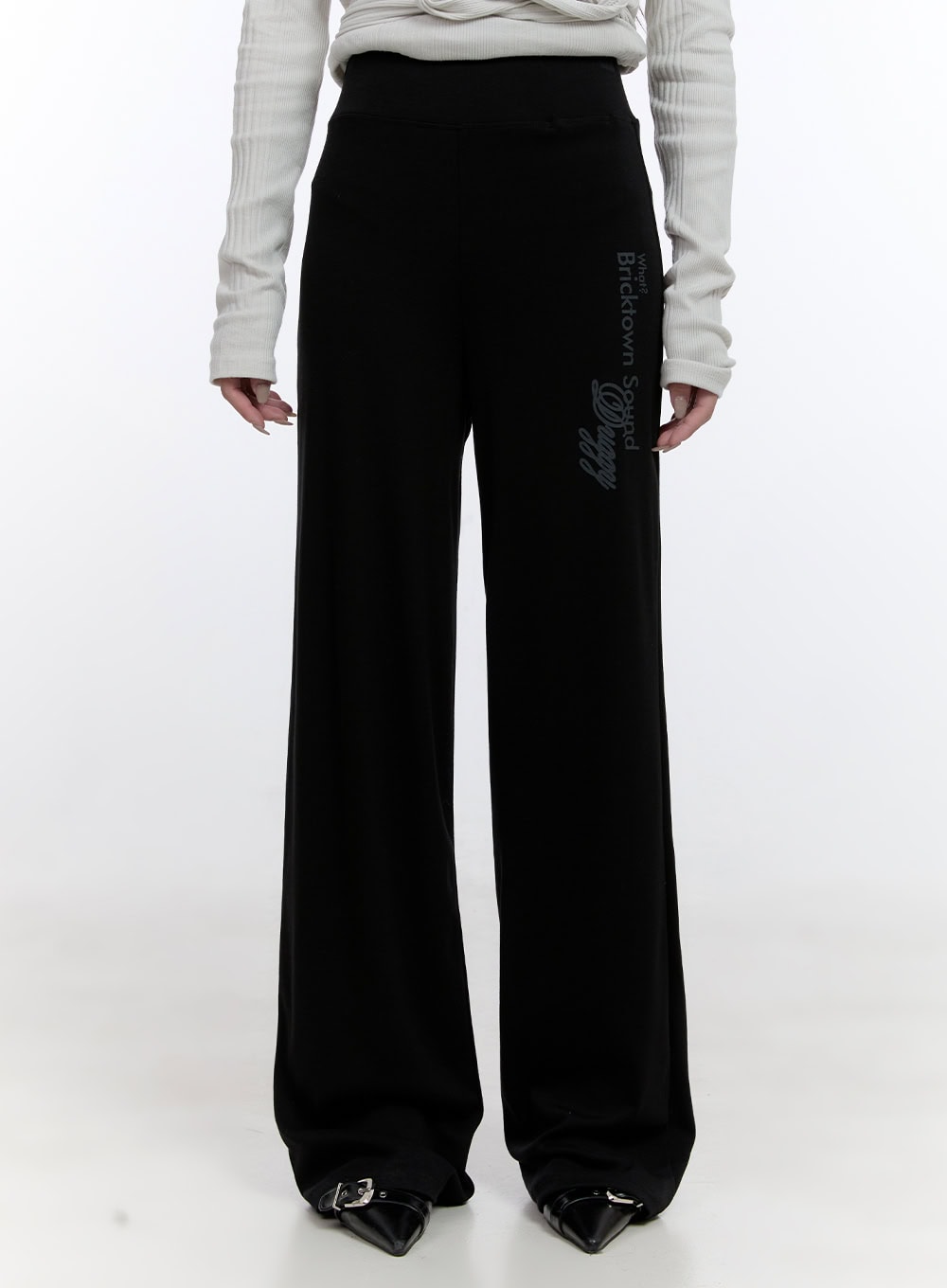 Straight-Fit Printed Sweatpants CO418