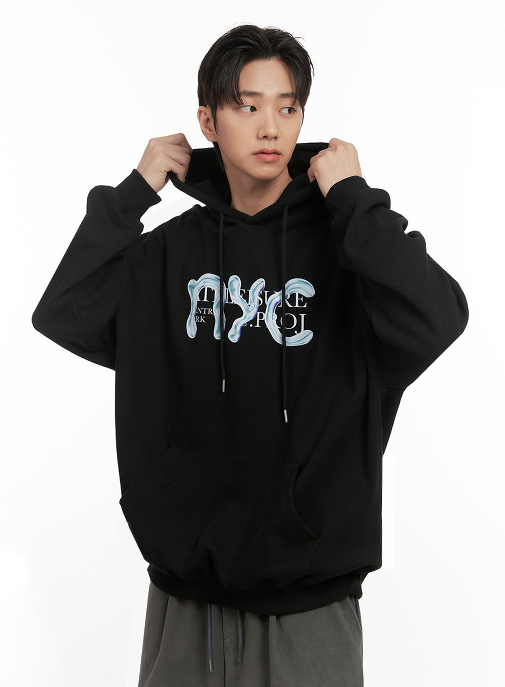 Men's Graphic Hooded Sweatshirt ID406