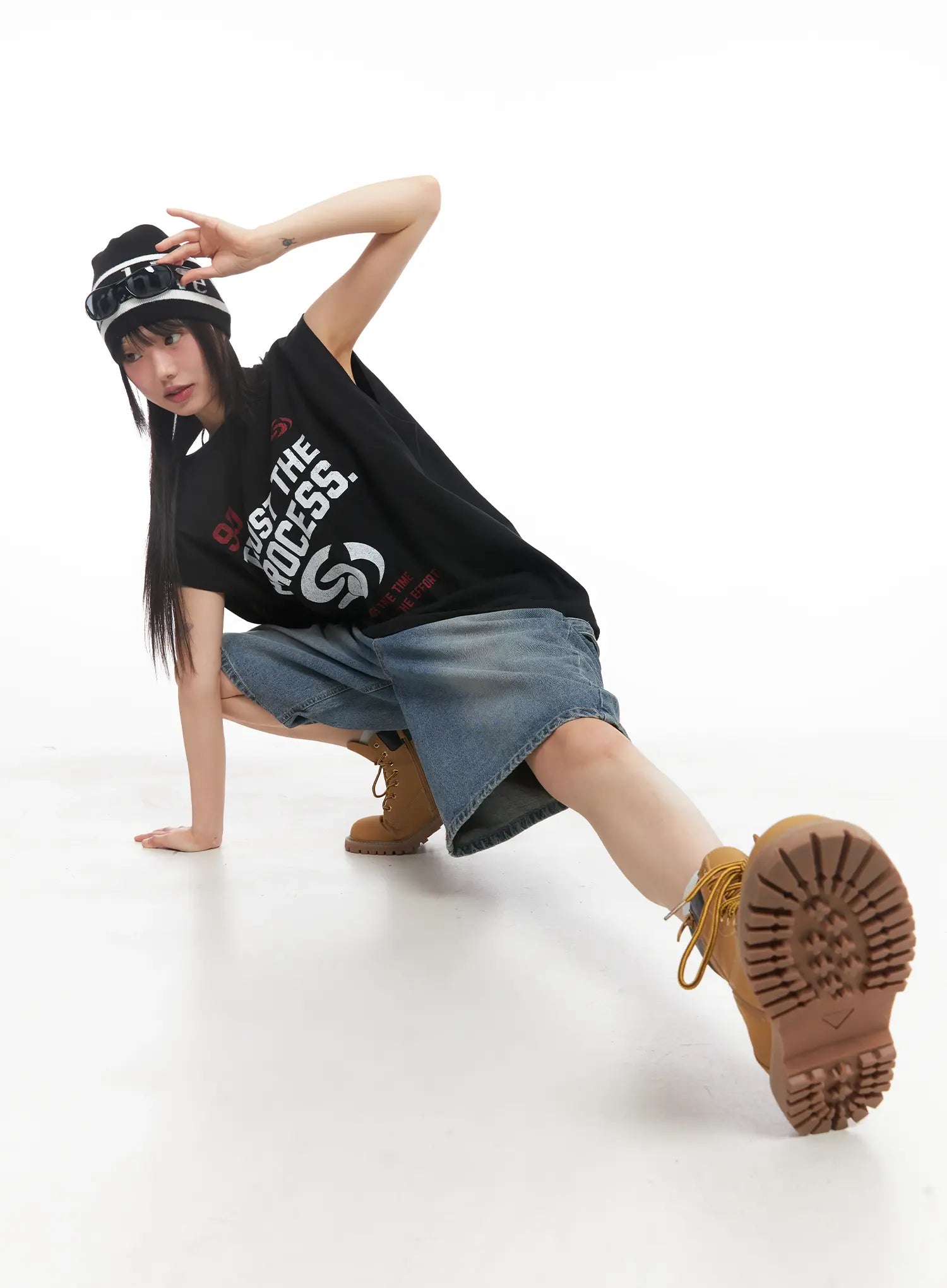 Graphic Oversized Tank Top CU518