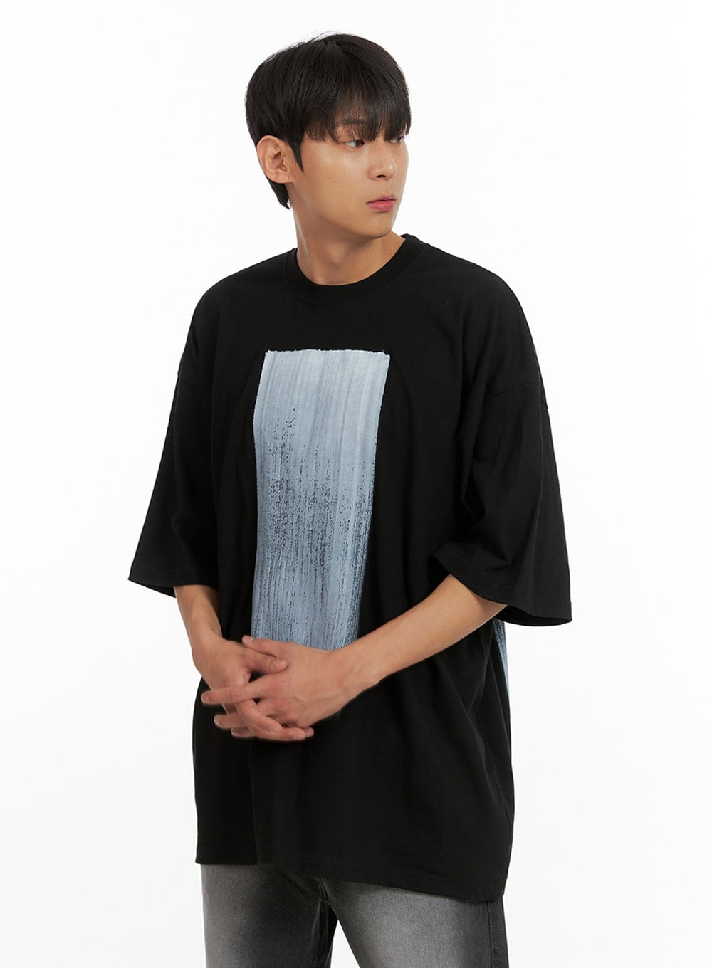 Men's Oversized Graphic T-Shirt IU418