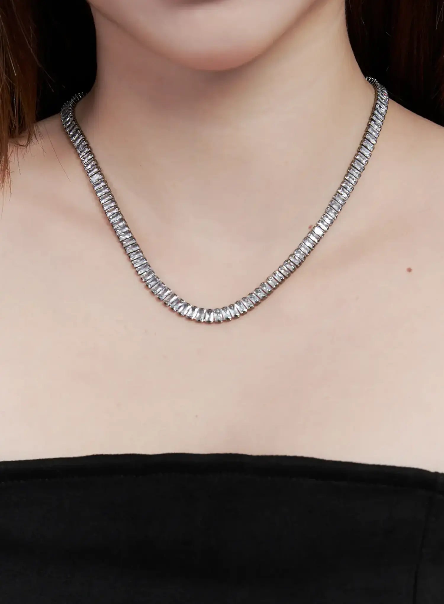 Elegant Cubic Necklace IG528