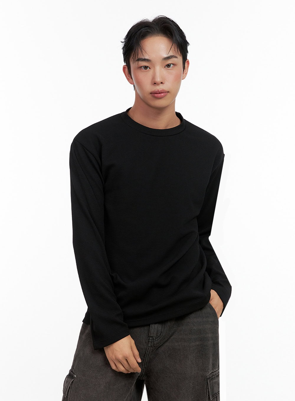 Men's Basic Long Sleeve Tee IN426