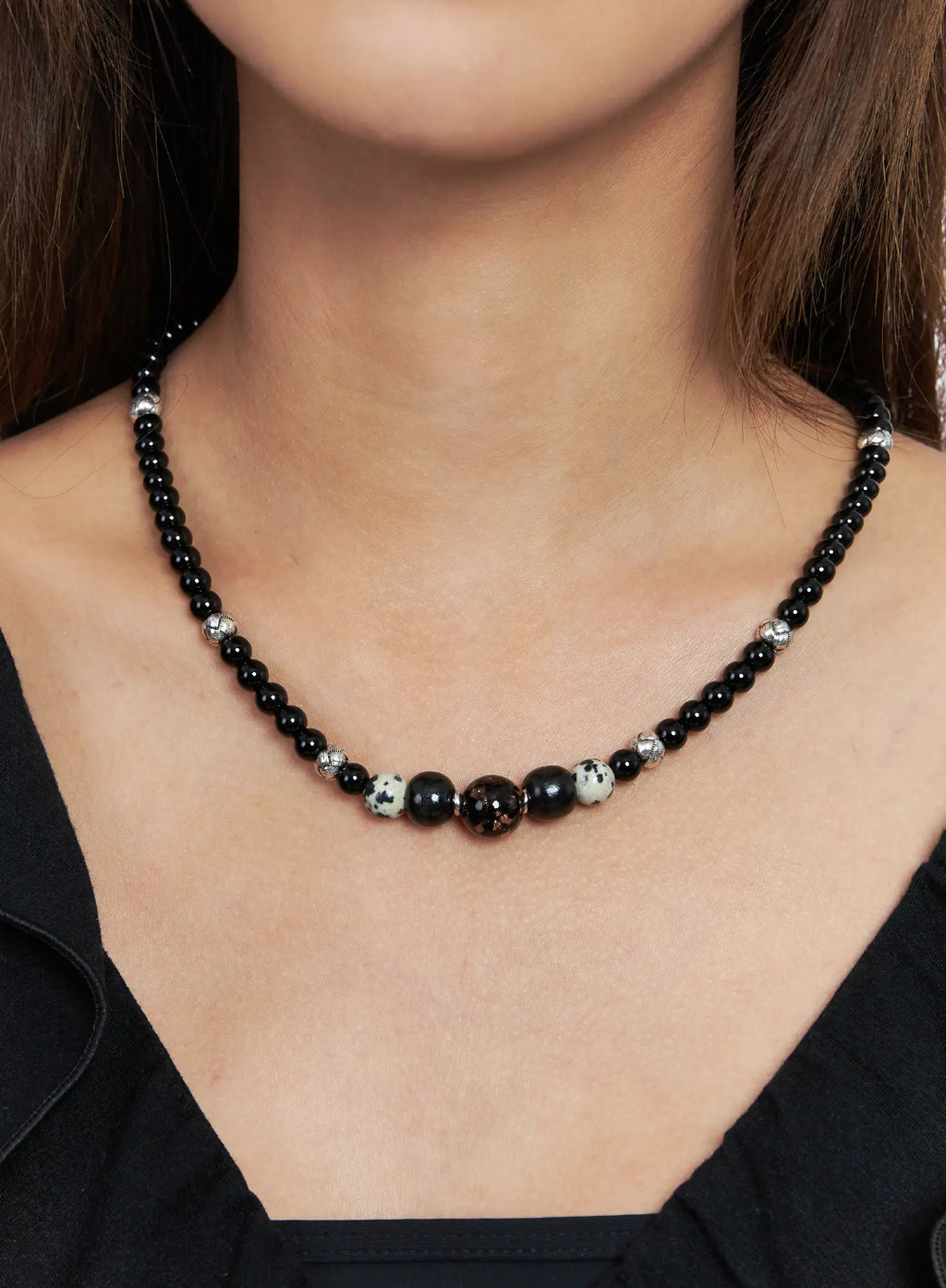 Faux Gem Choker Necklace CO513