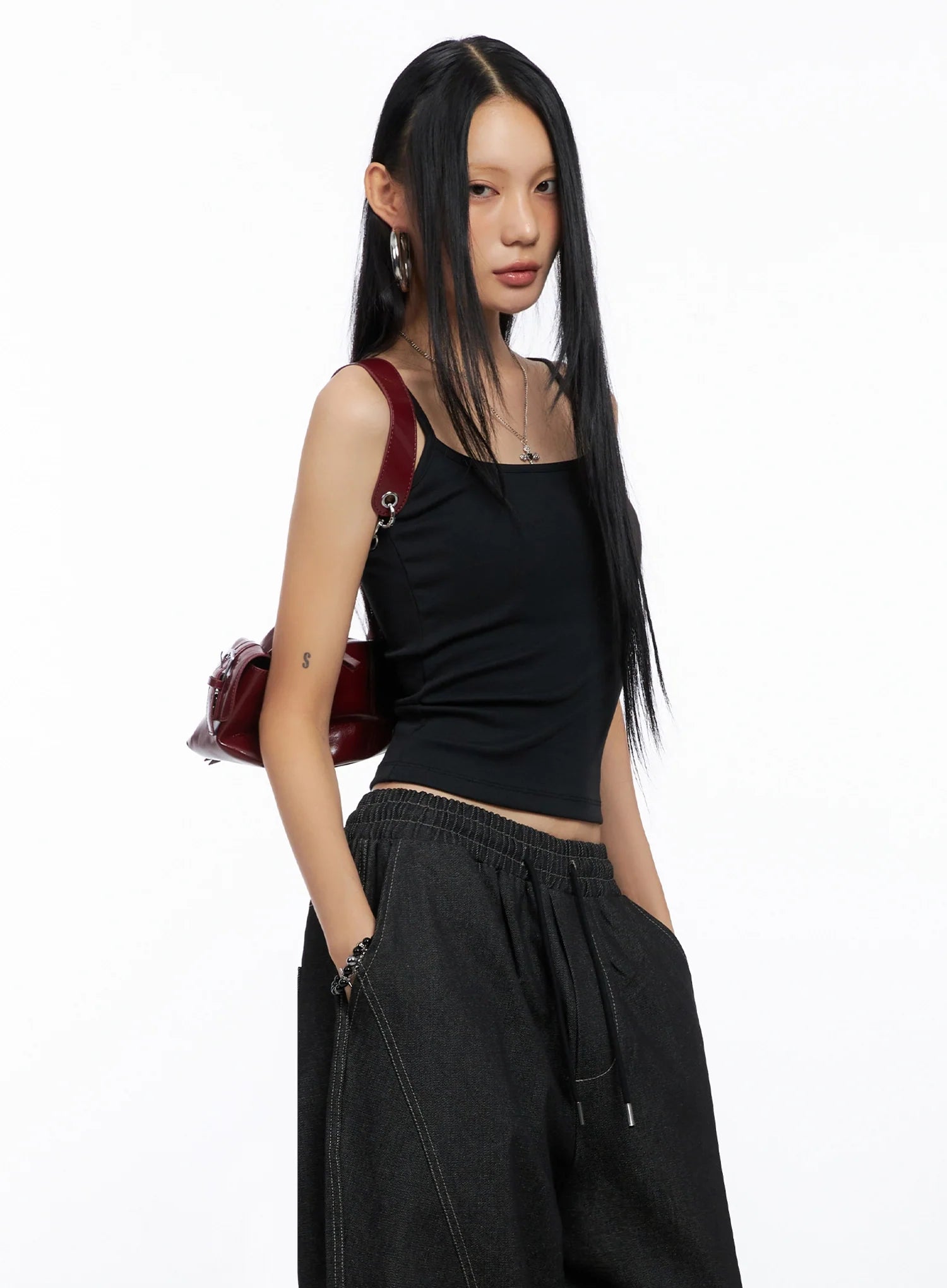 Classic Square Neck Tank Top CO516