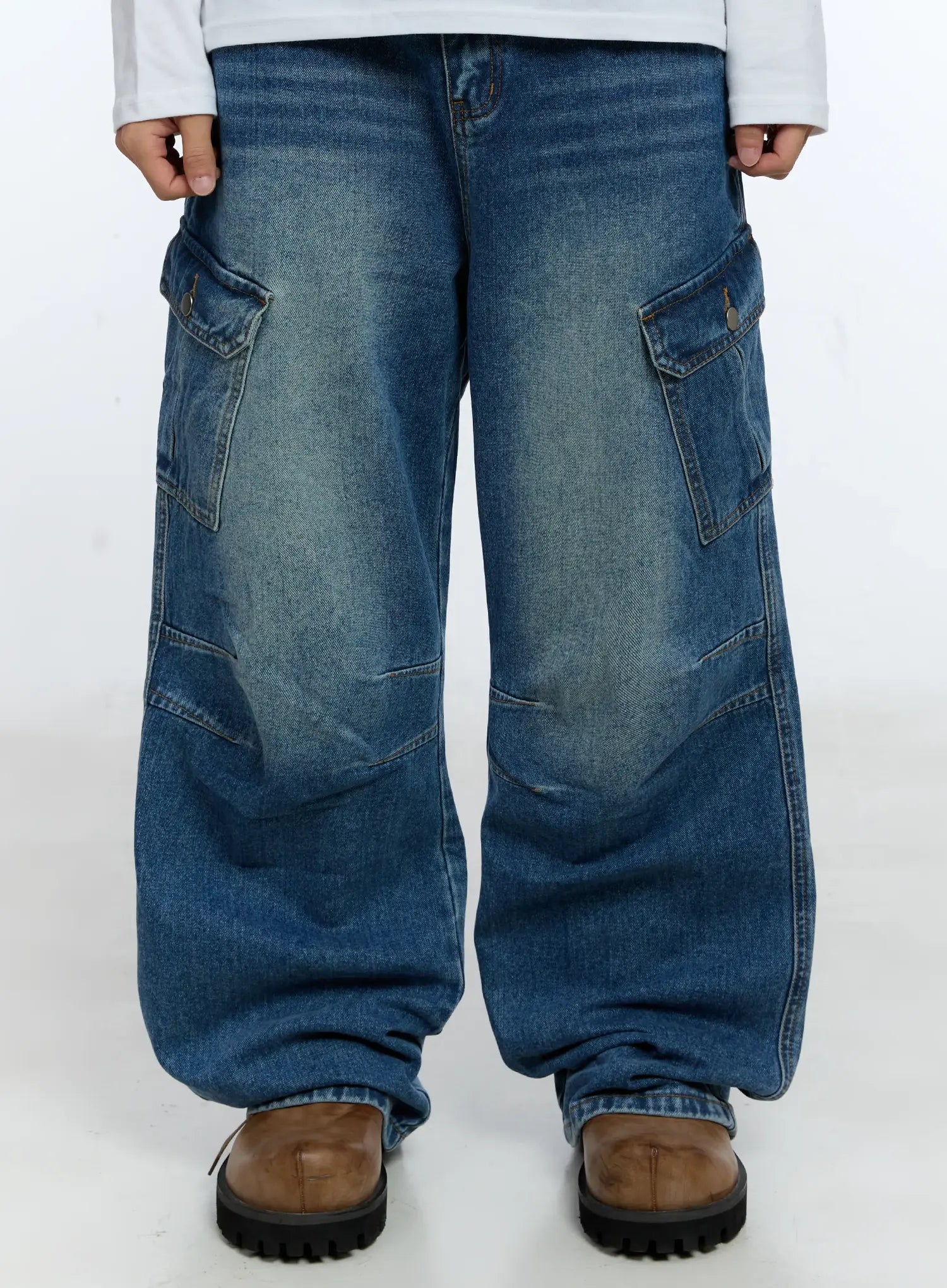 Men's Baggy Cargo Jeans IG515
