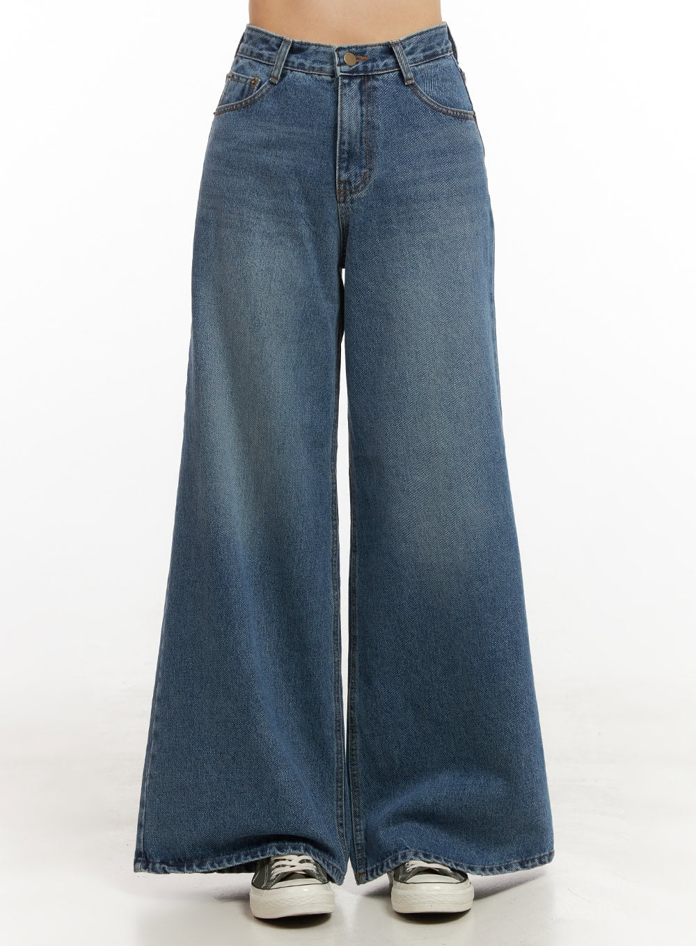 Alisa Wide Leg Denim Chic Jeans OD417