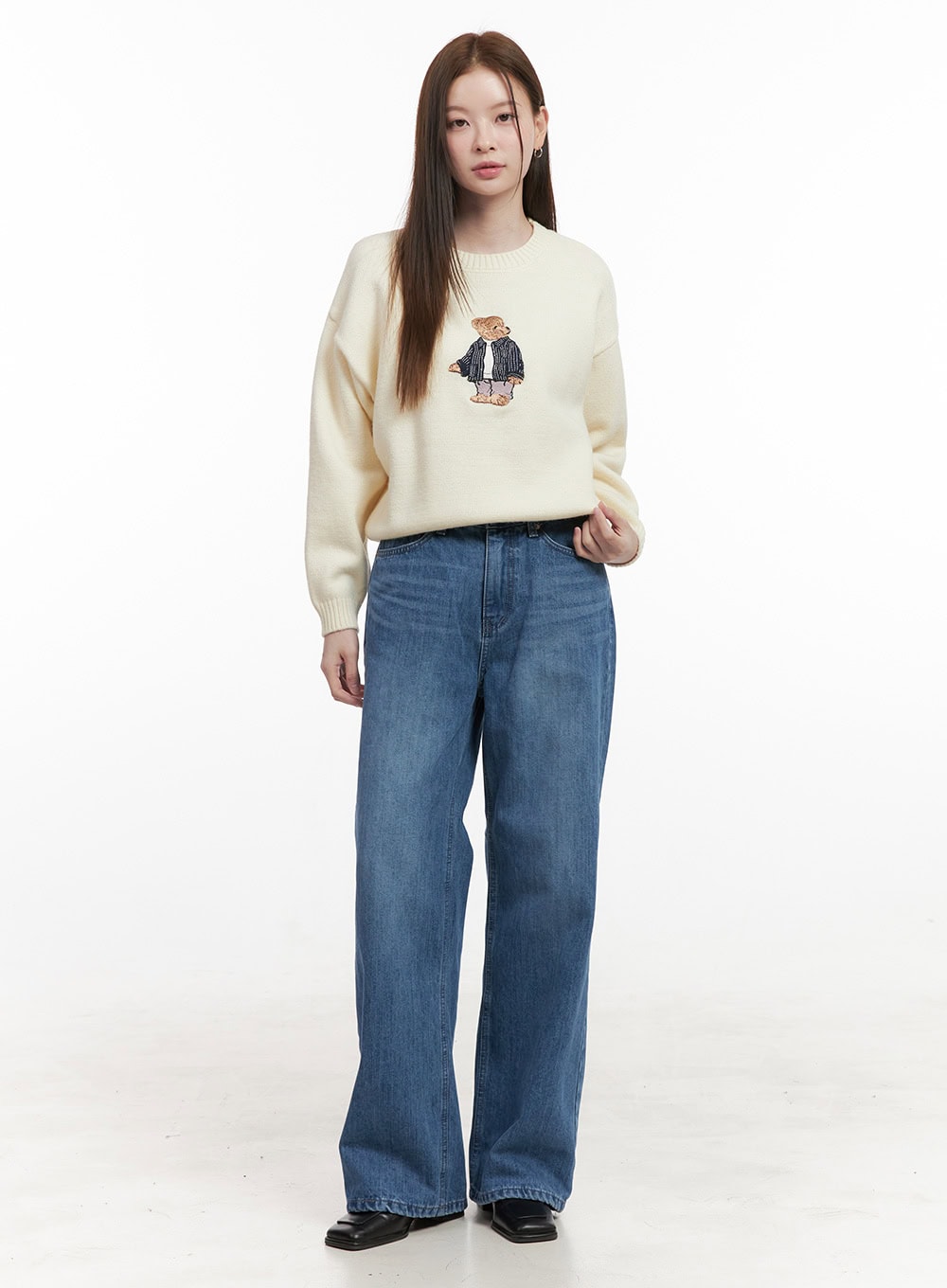 Nelly Wide Fit Denim Jeans OD418