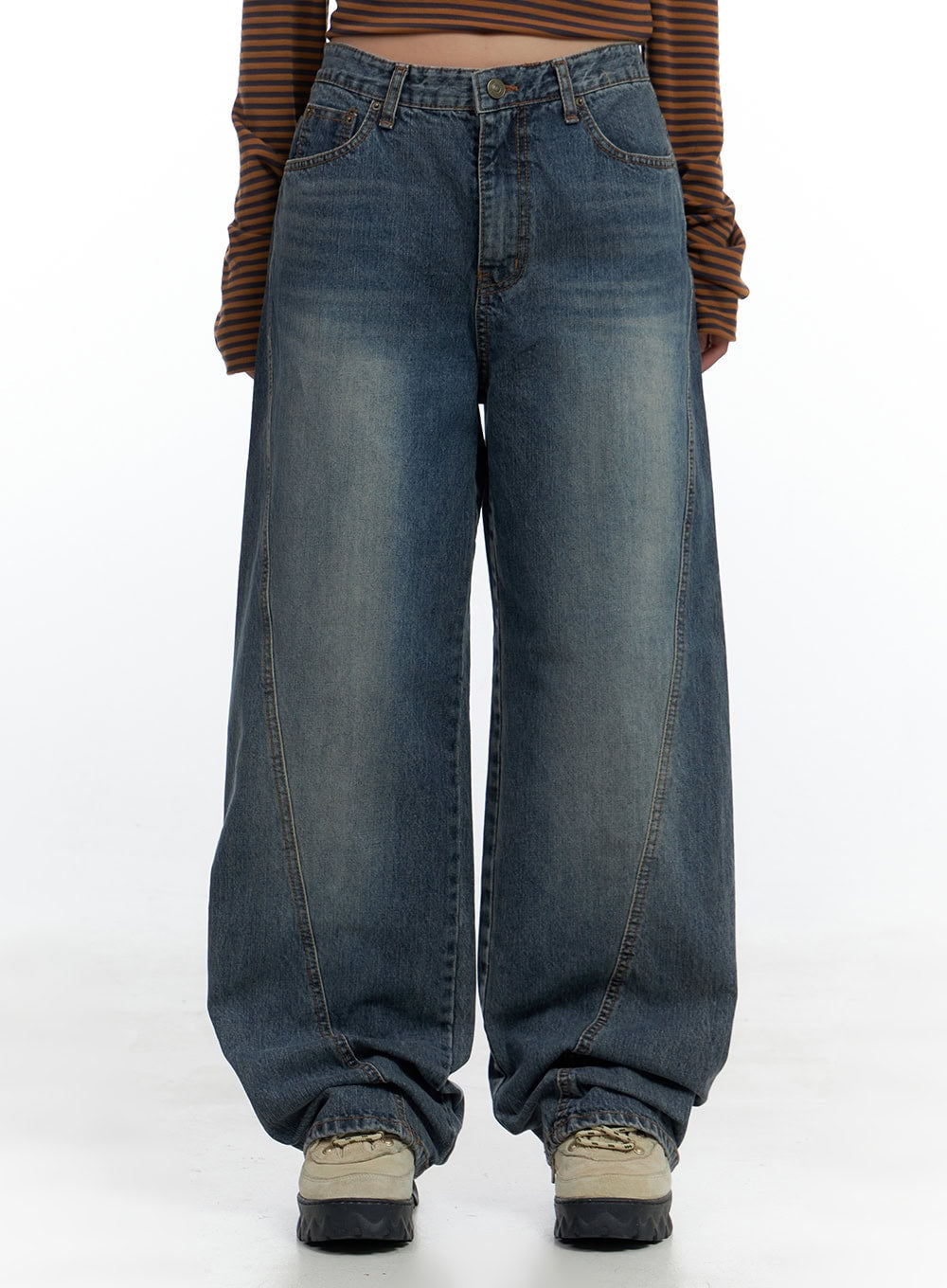 Irie Wide Fit Denim Chic Jeans CS424