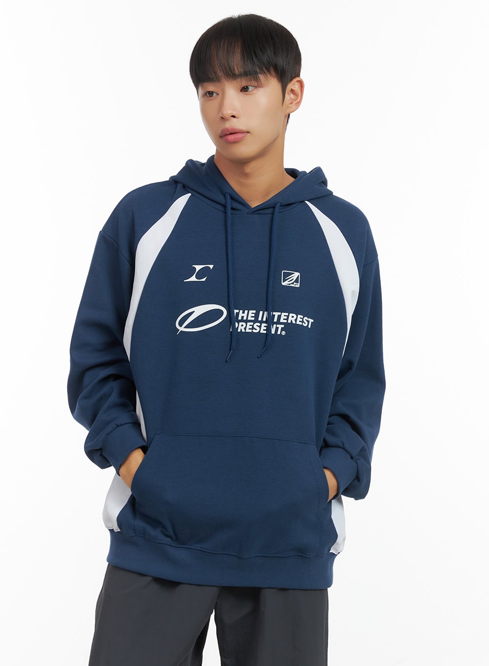 Men's Trendy Loose Fit Graphic Hoodie CO408