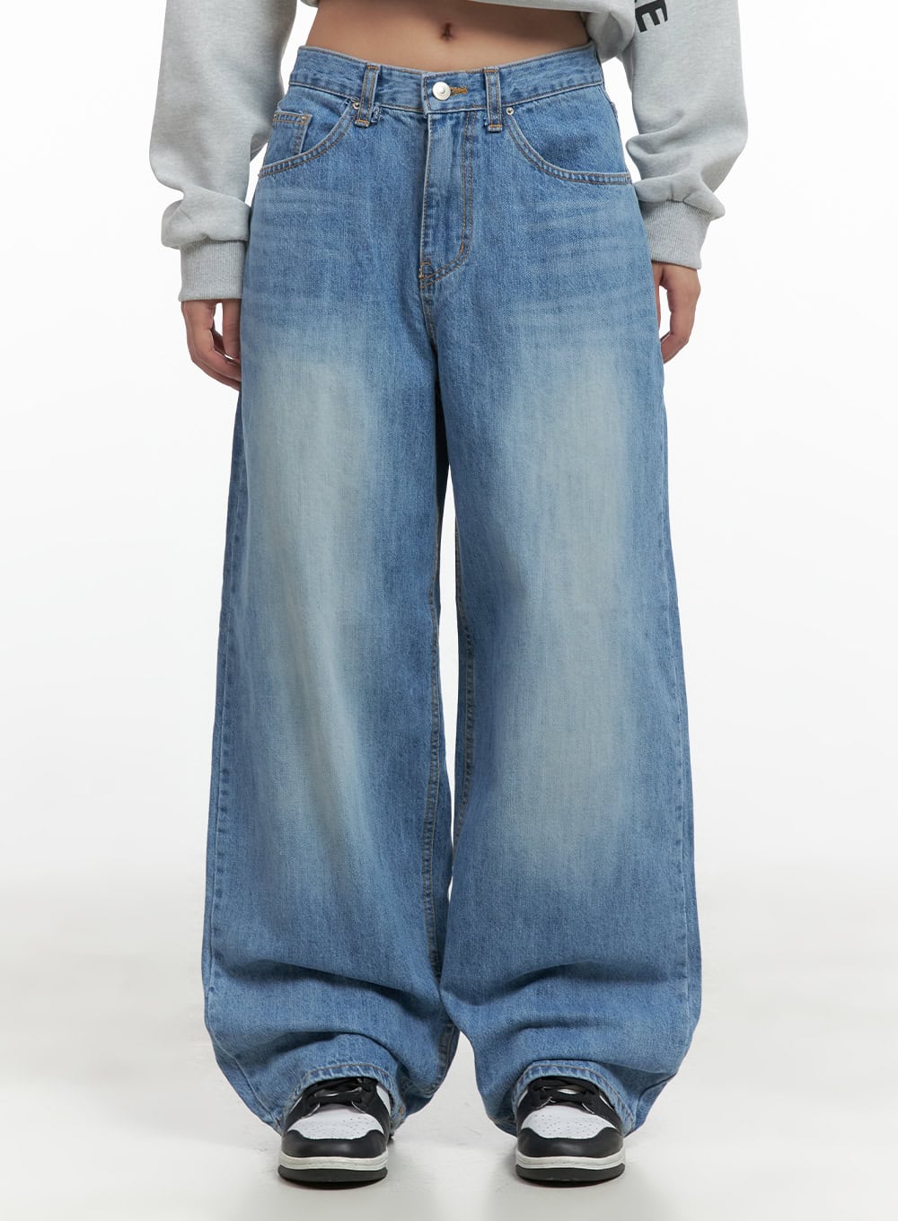 Noelle Wide Fit Denim Pants CO402