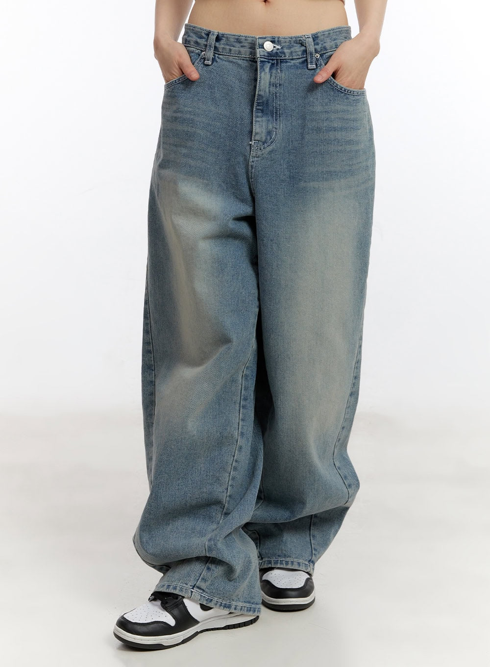 Jillie Washed Baggy Jeans CA508