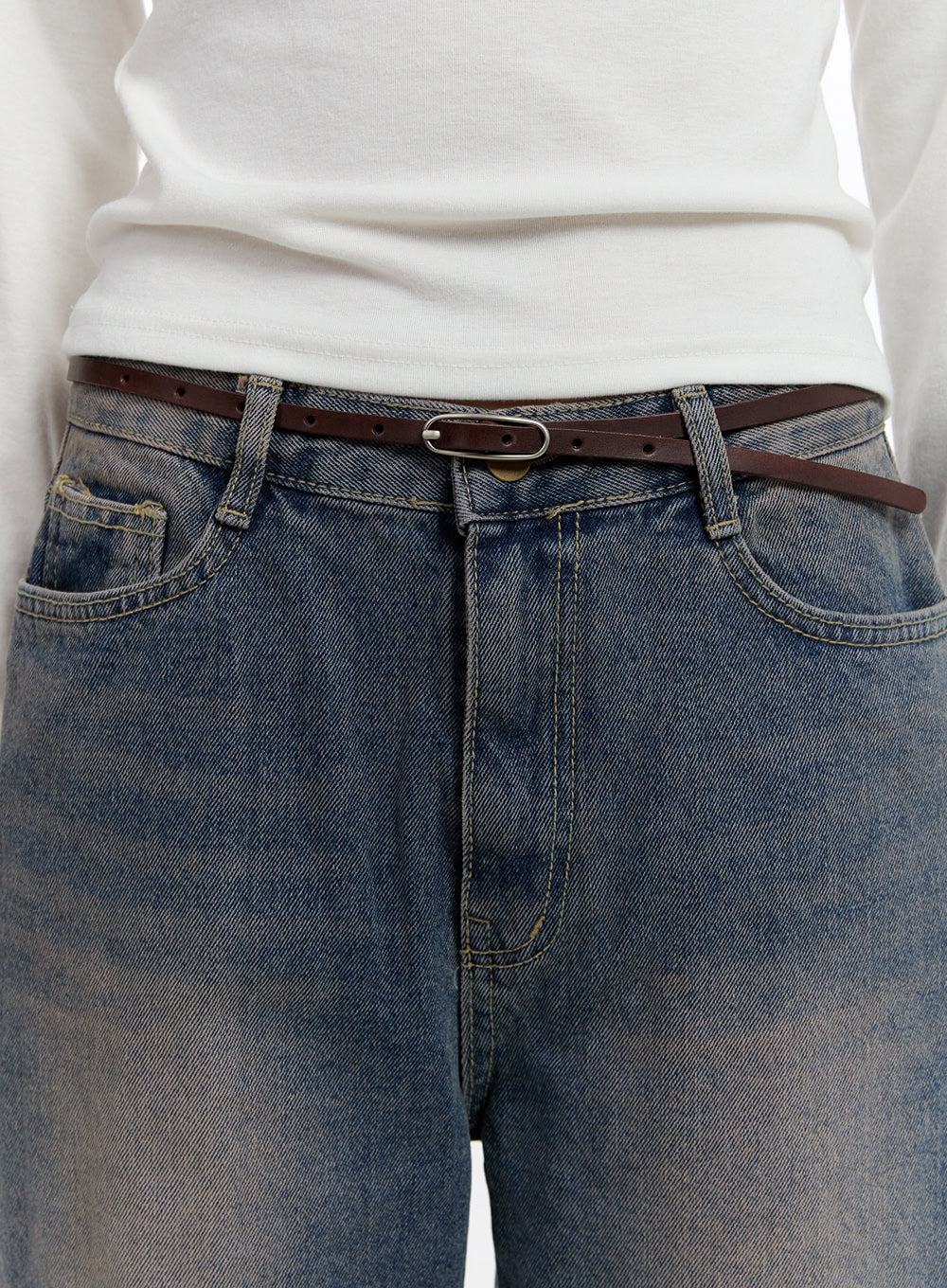 Solid Leather Waist Belt CN420