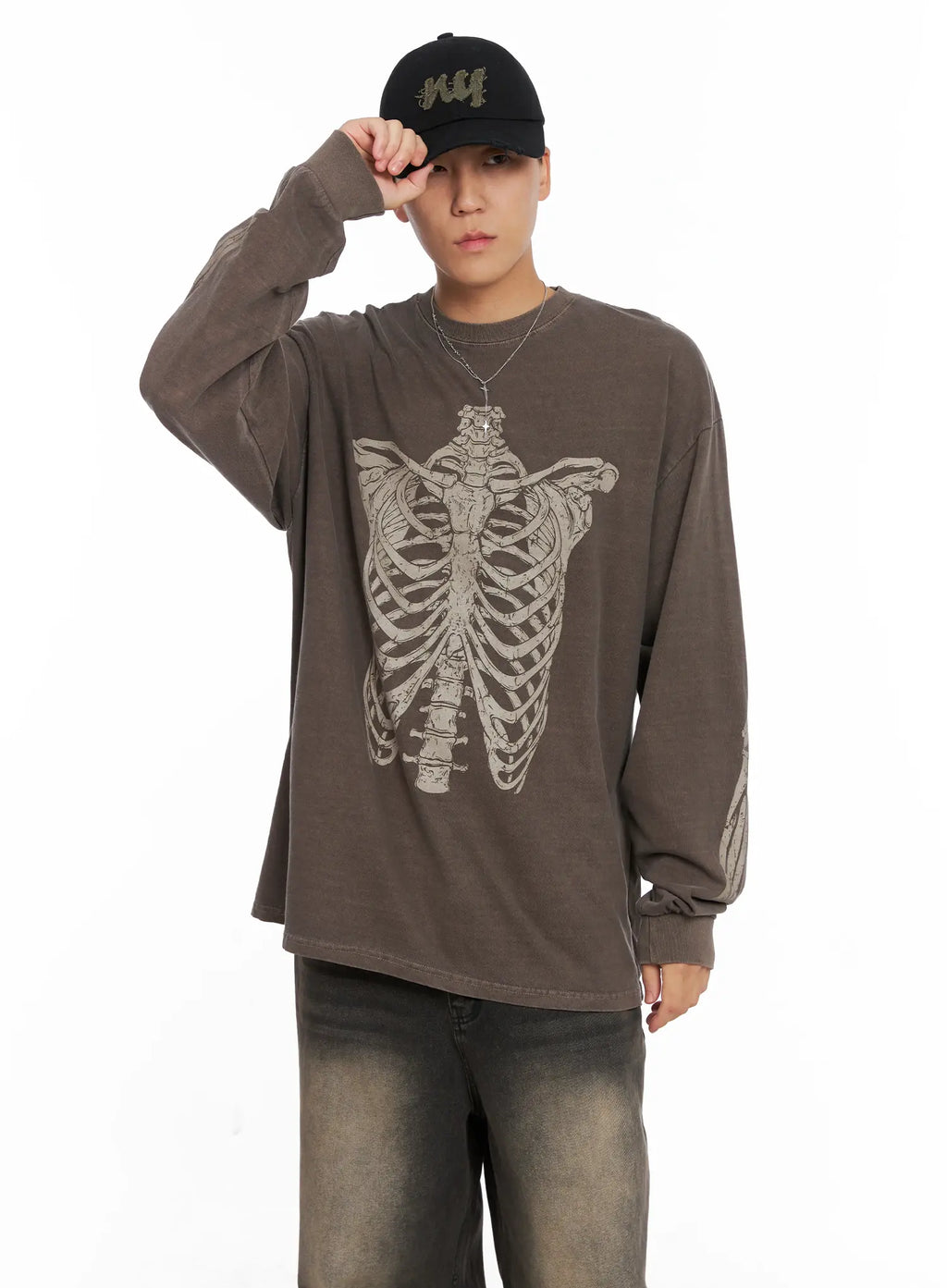 Men's Pigment Graphic Long Sleeve Tee IS502