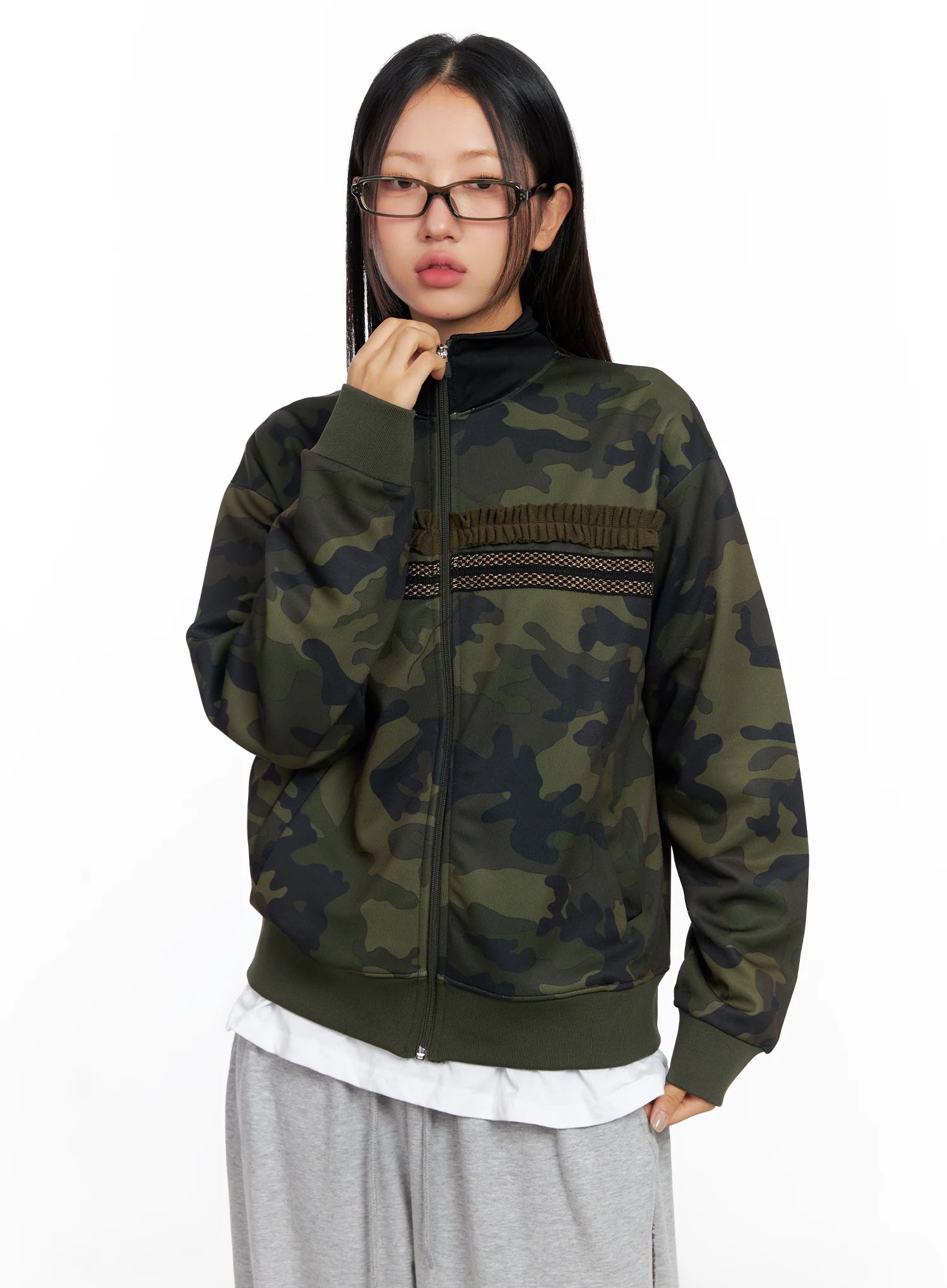 Urban Camo Zip-Up Jacket CO514