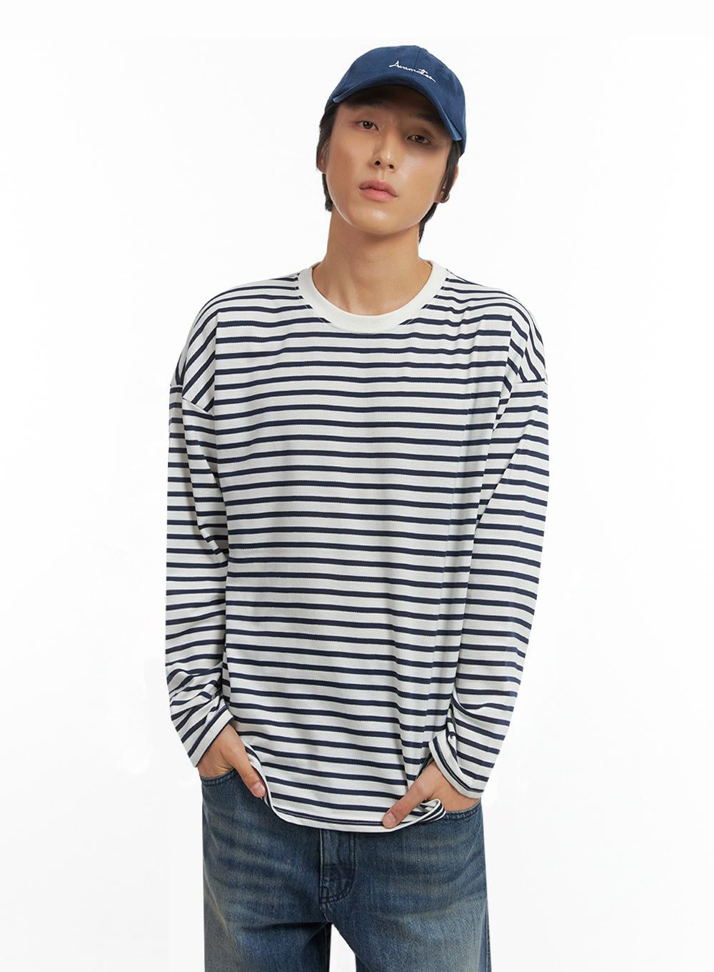Men's Essential Striped Shirt  IO417