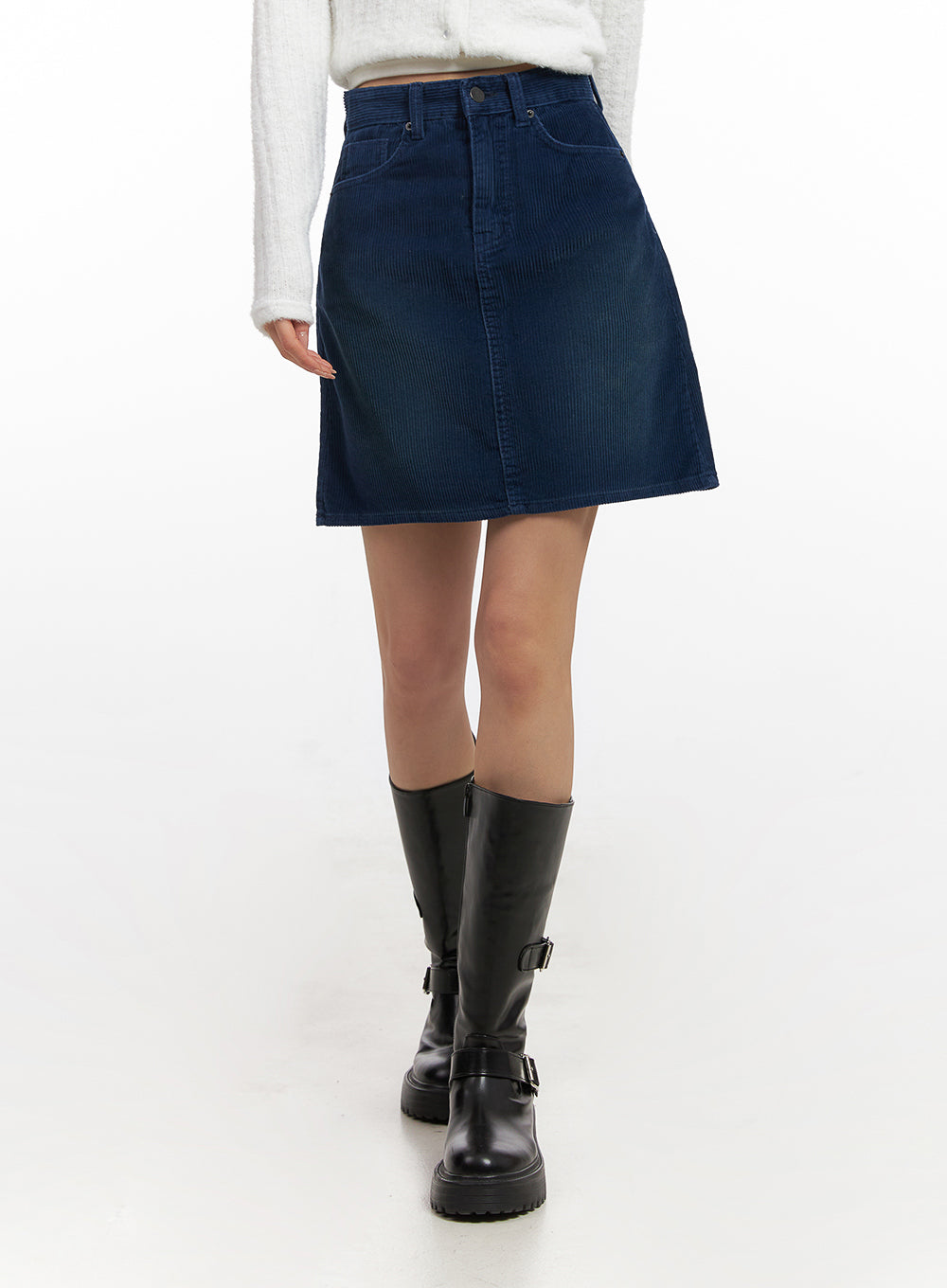 Cozy Denim Mini Skirt CN428