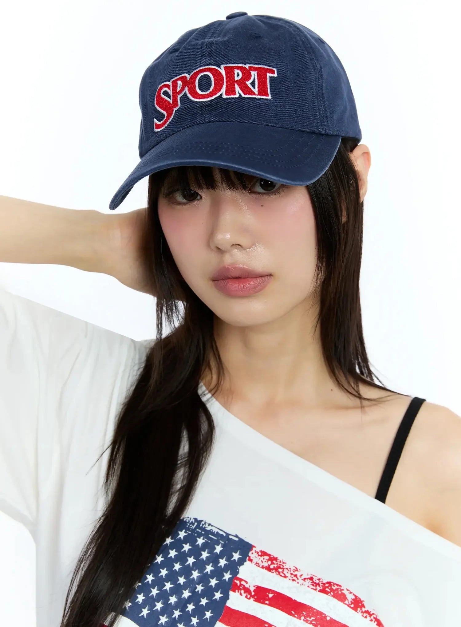 Washed Embroidered Hat IU525