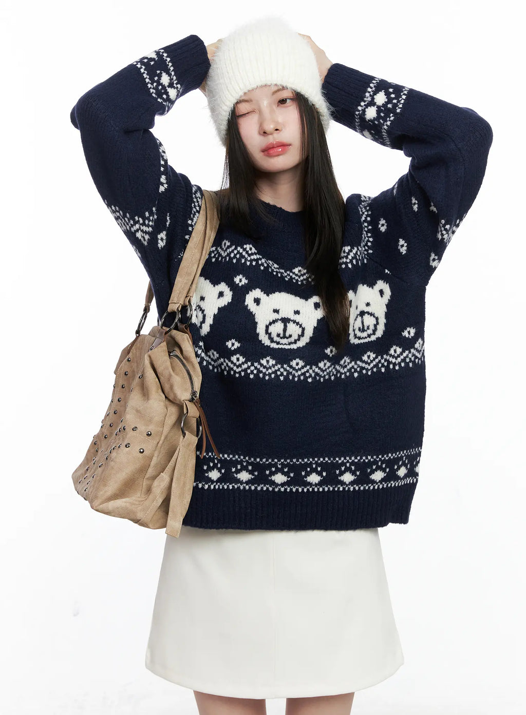 Oversized Knit Sweater CO506
