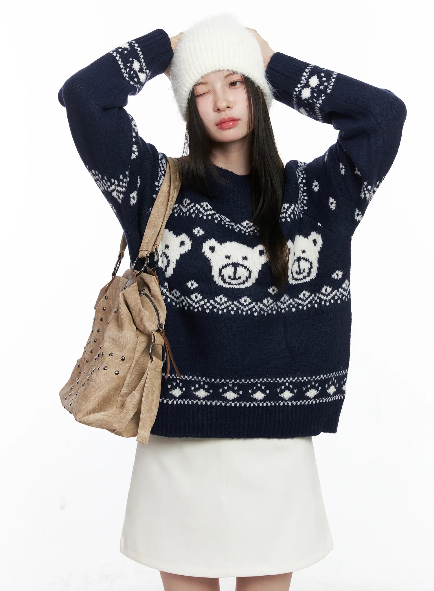 Oversized Knit Sweater CO506