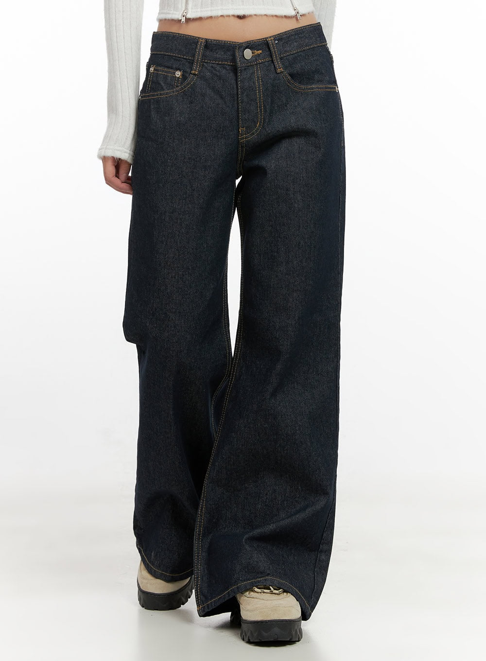 Lisa Cotton Comfort Wide Leg Jeans CN419