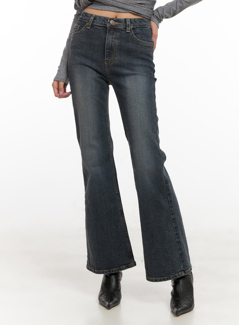 Veronica Slim Fit Washed Jeans CD409