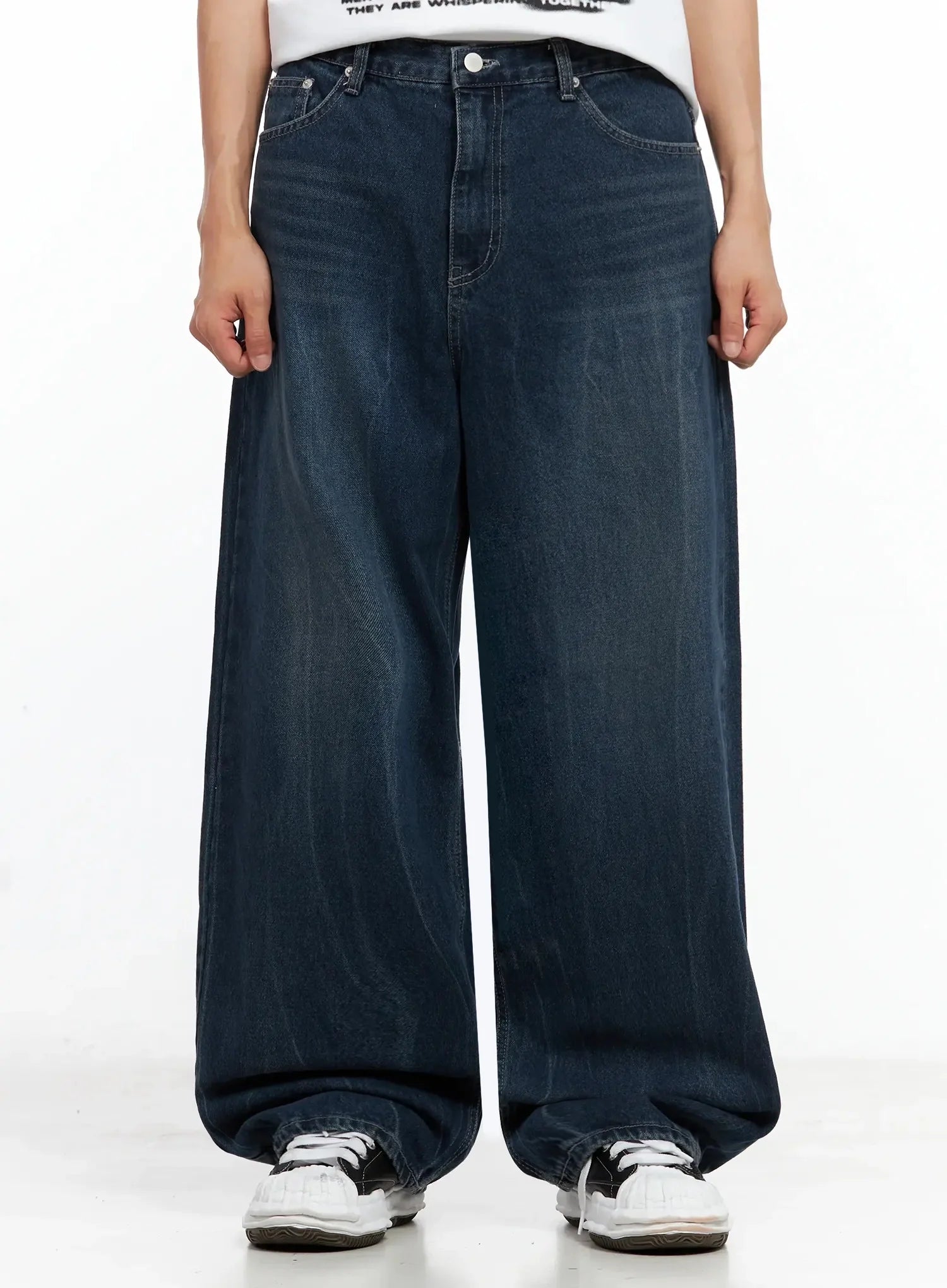 Men's Dark-Wash Vintage Jeans IL516