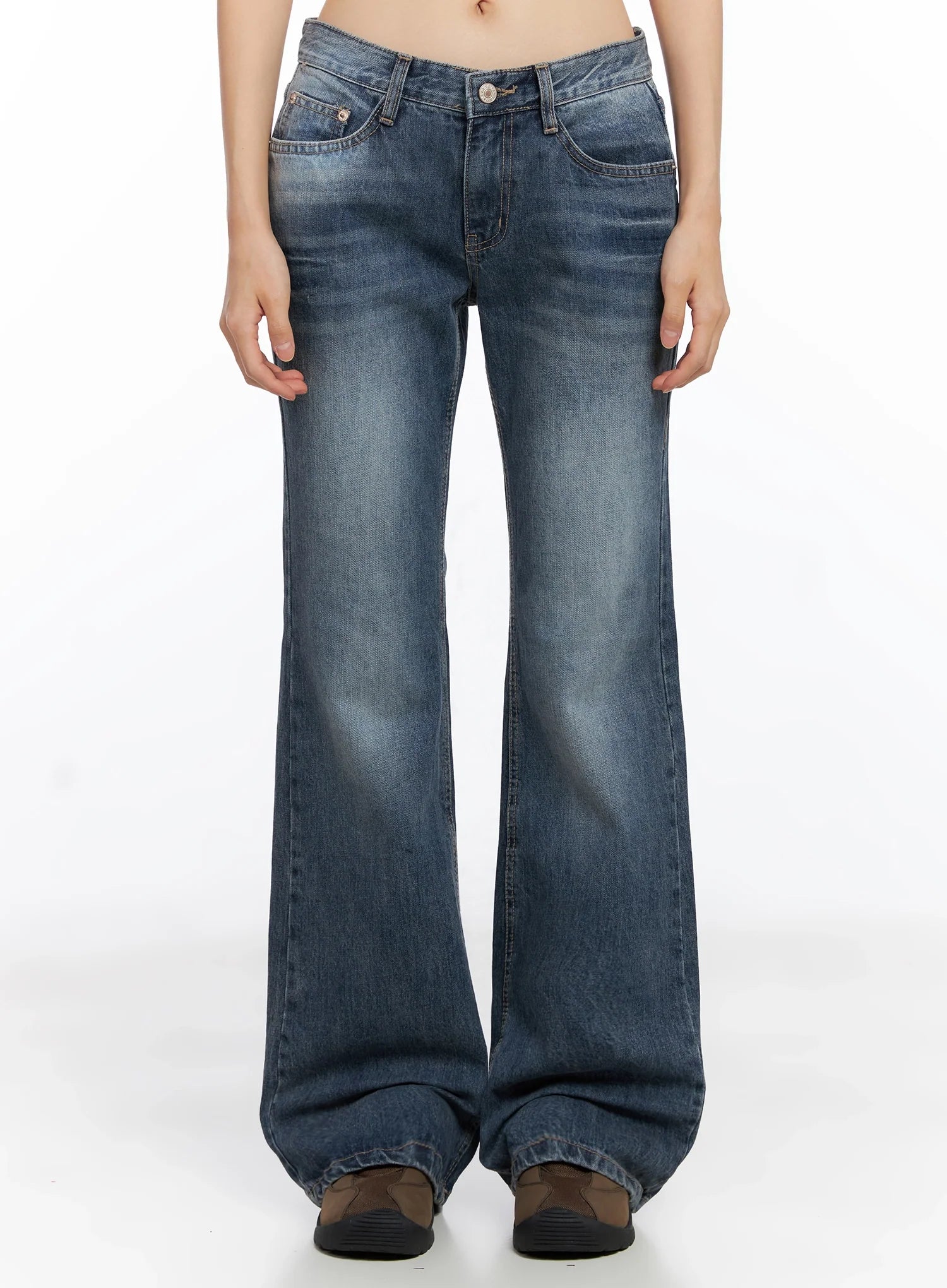 Myra Washed Bootcut Jeans CO516